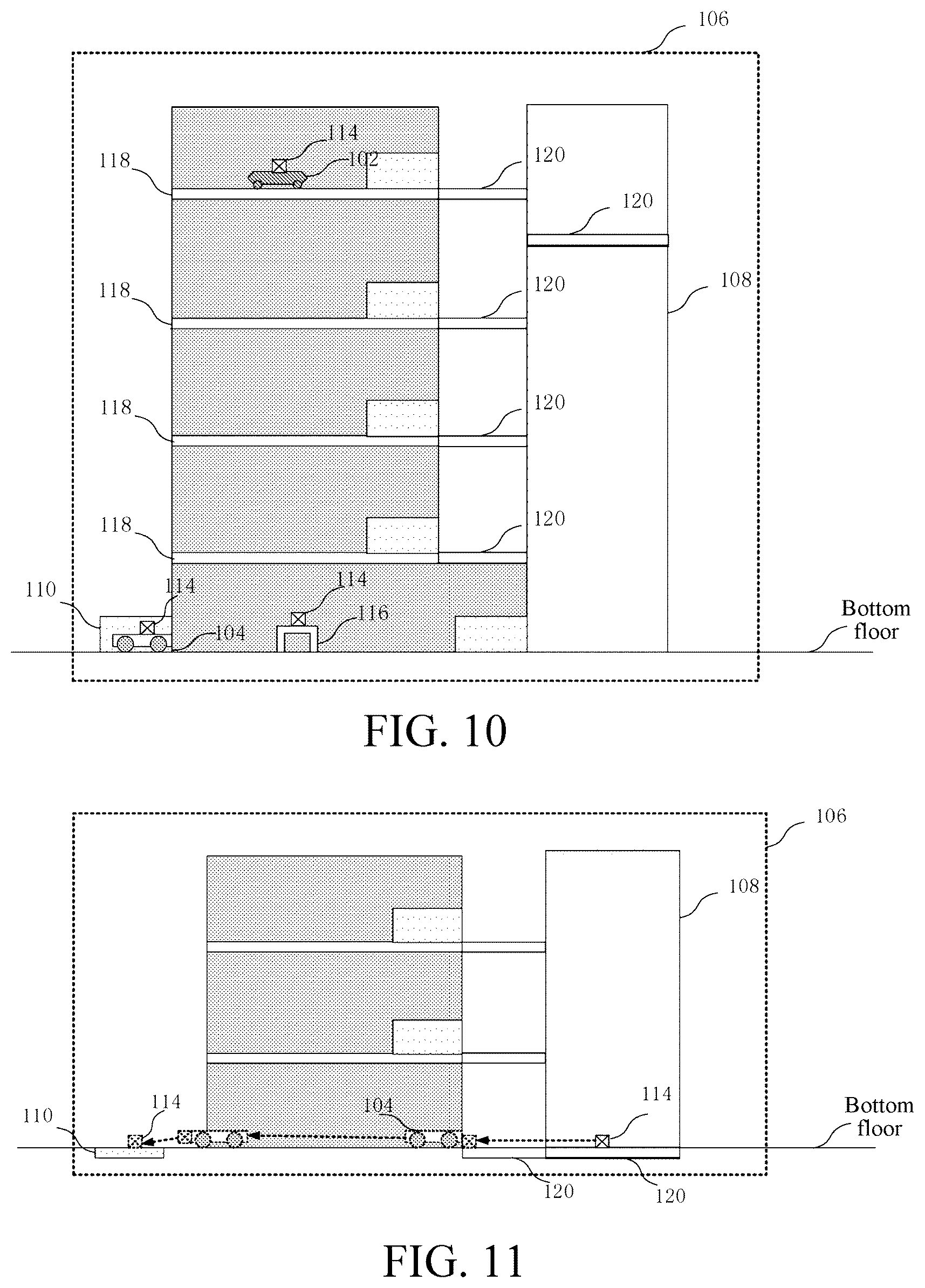 Patent US12325593 Figure 8 – Three-dimensional warehouse handling and dispatching system and method for implementing item picking