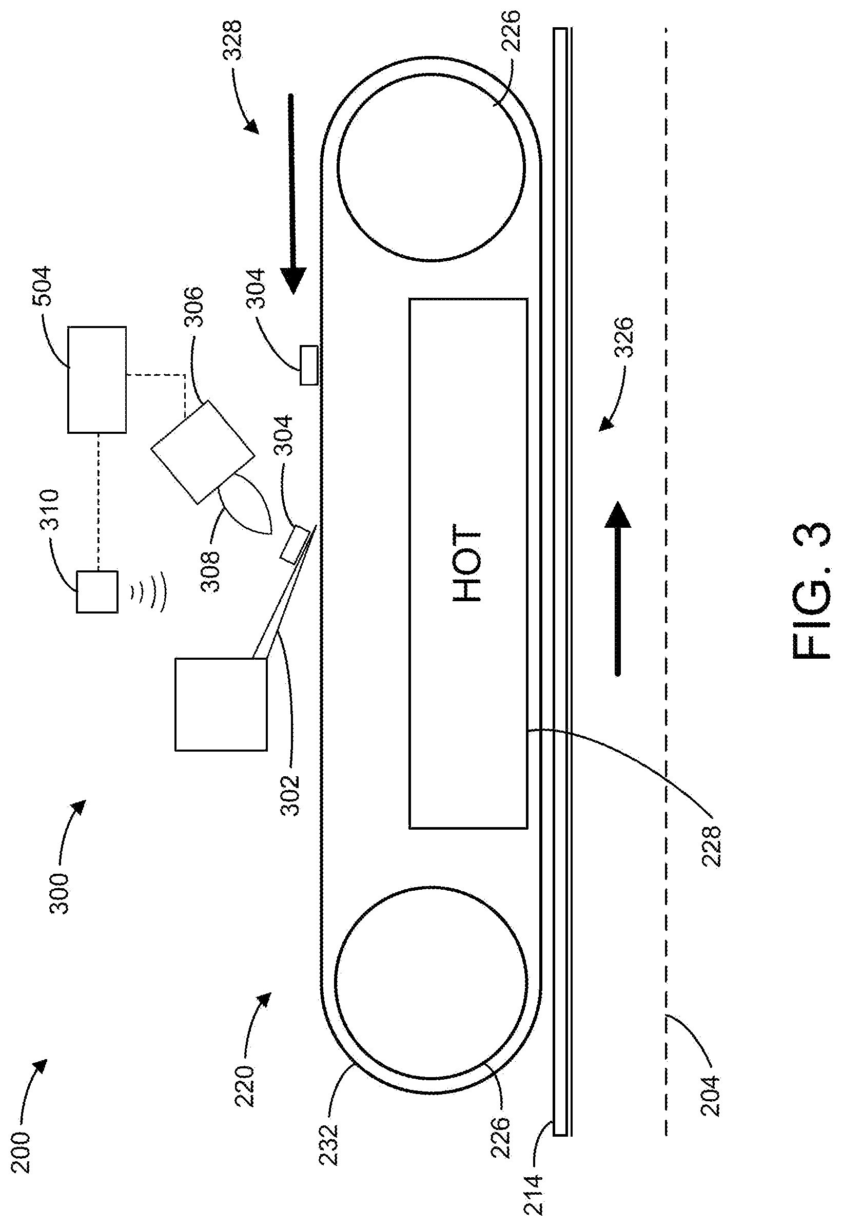 Patent US12325596 Figure 3 – Method of composite panel detachment from a heated and cooled press