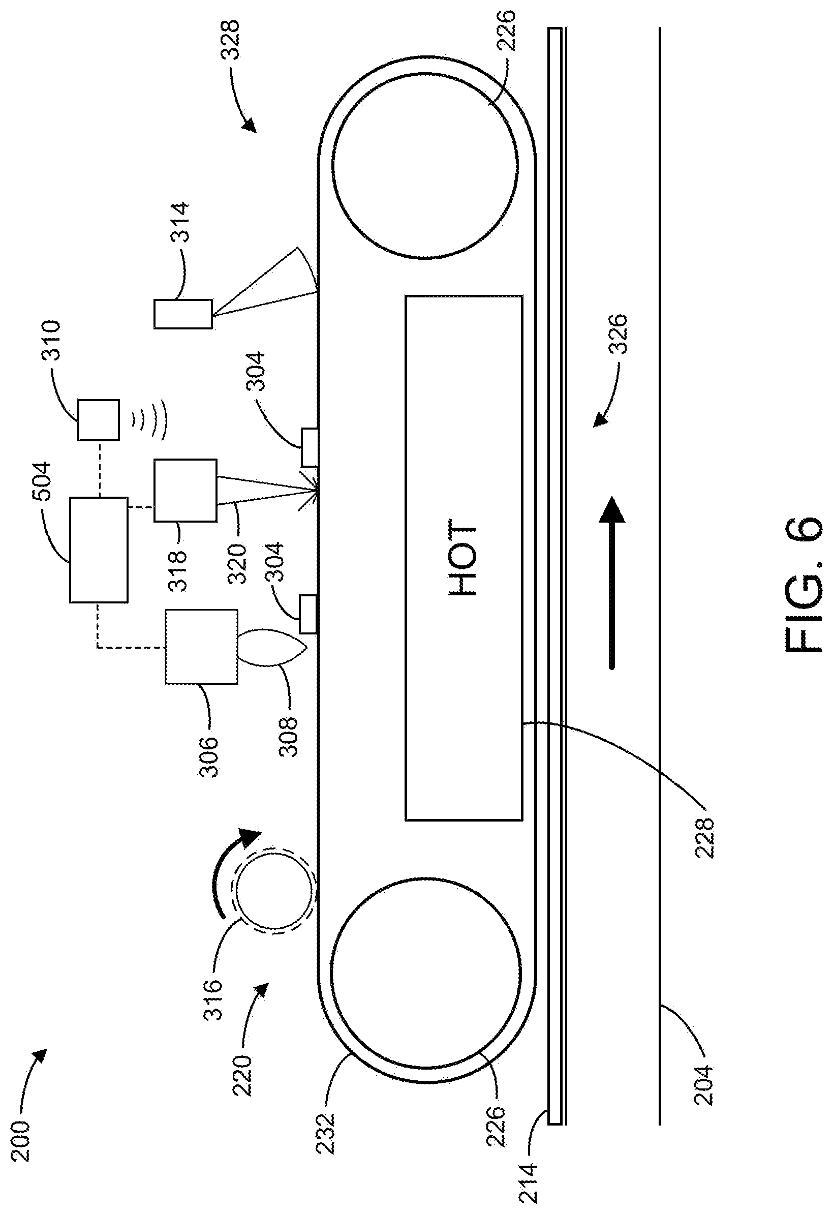 Patent US12325596 Figure 6 – Method of composite panel detachment from a heated and cooled press