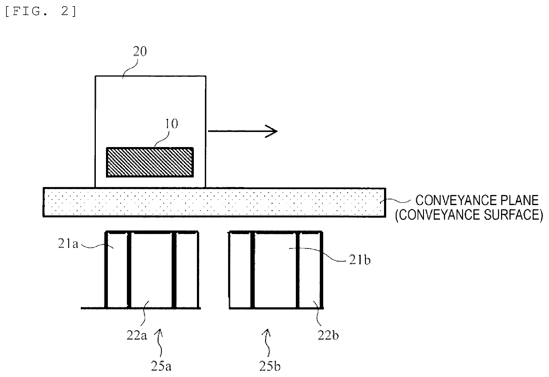 Patent US12325599 Figure 2 – Conveying device and analysis system