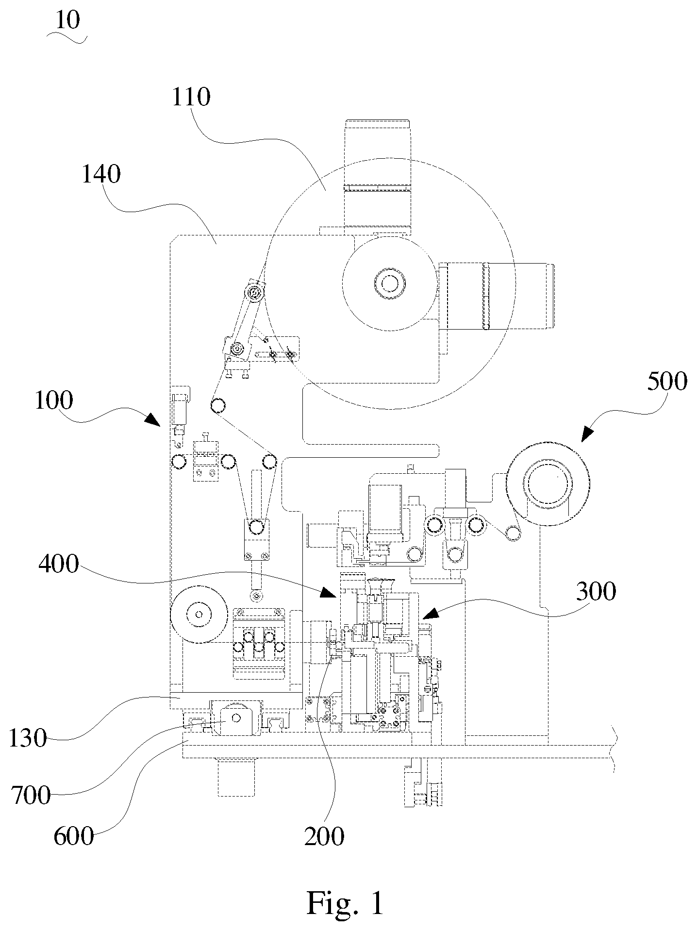 Patent US12325603 Figure 1 – Coil replacing device