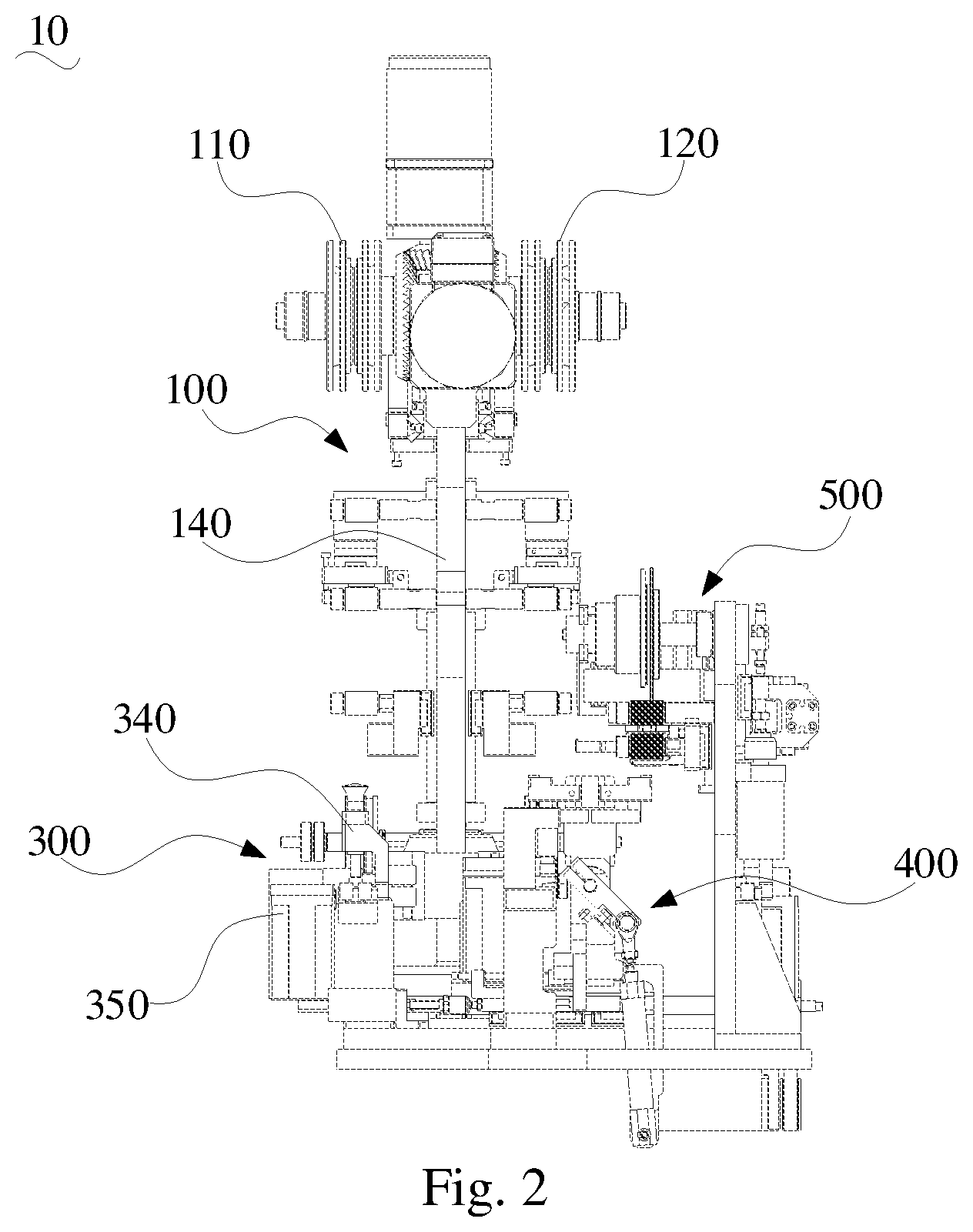 Patent US12325603 Figure 2 – Coil replacing device