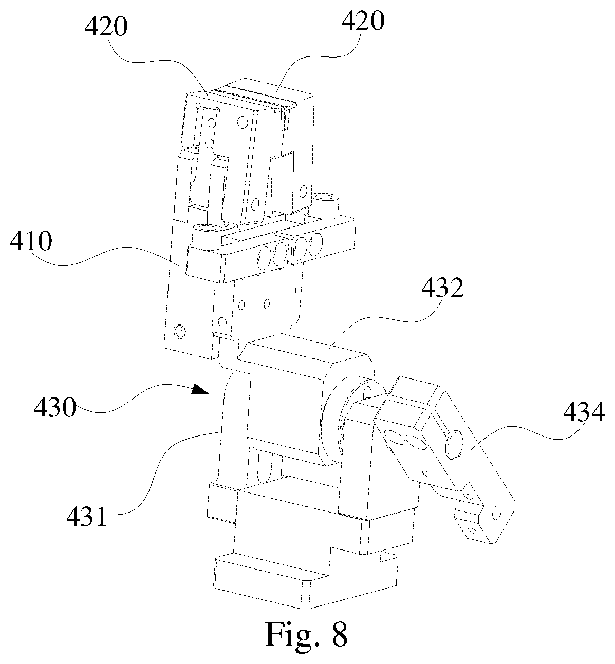 Patent US12325603 Figure 7 – Coil replacing device