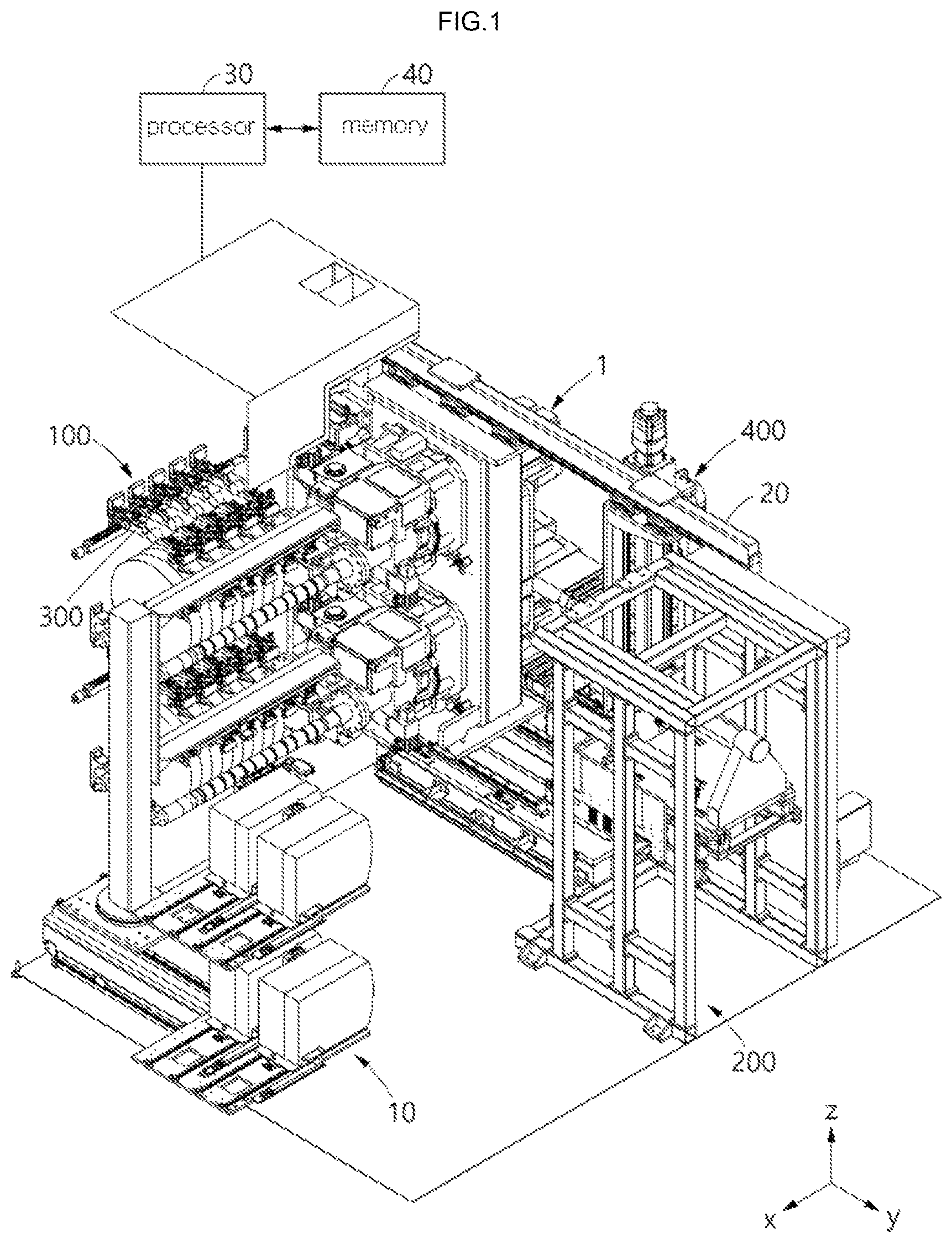Patent US12325604 Figure 1 – Rewinding system
