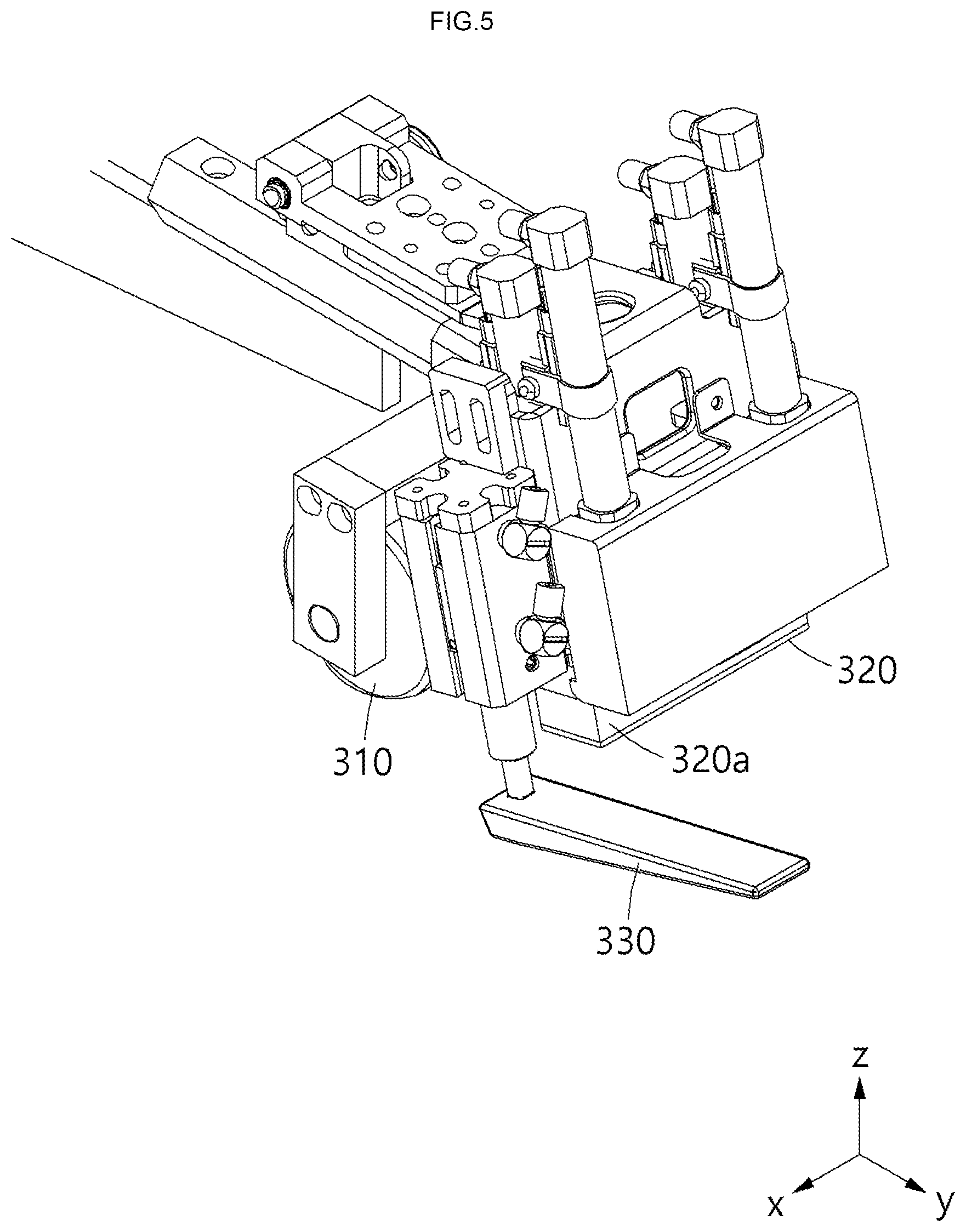 Patent US12325604 Figure 5 – Rewinding system