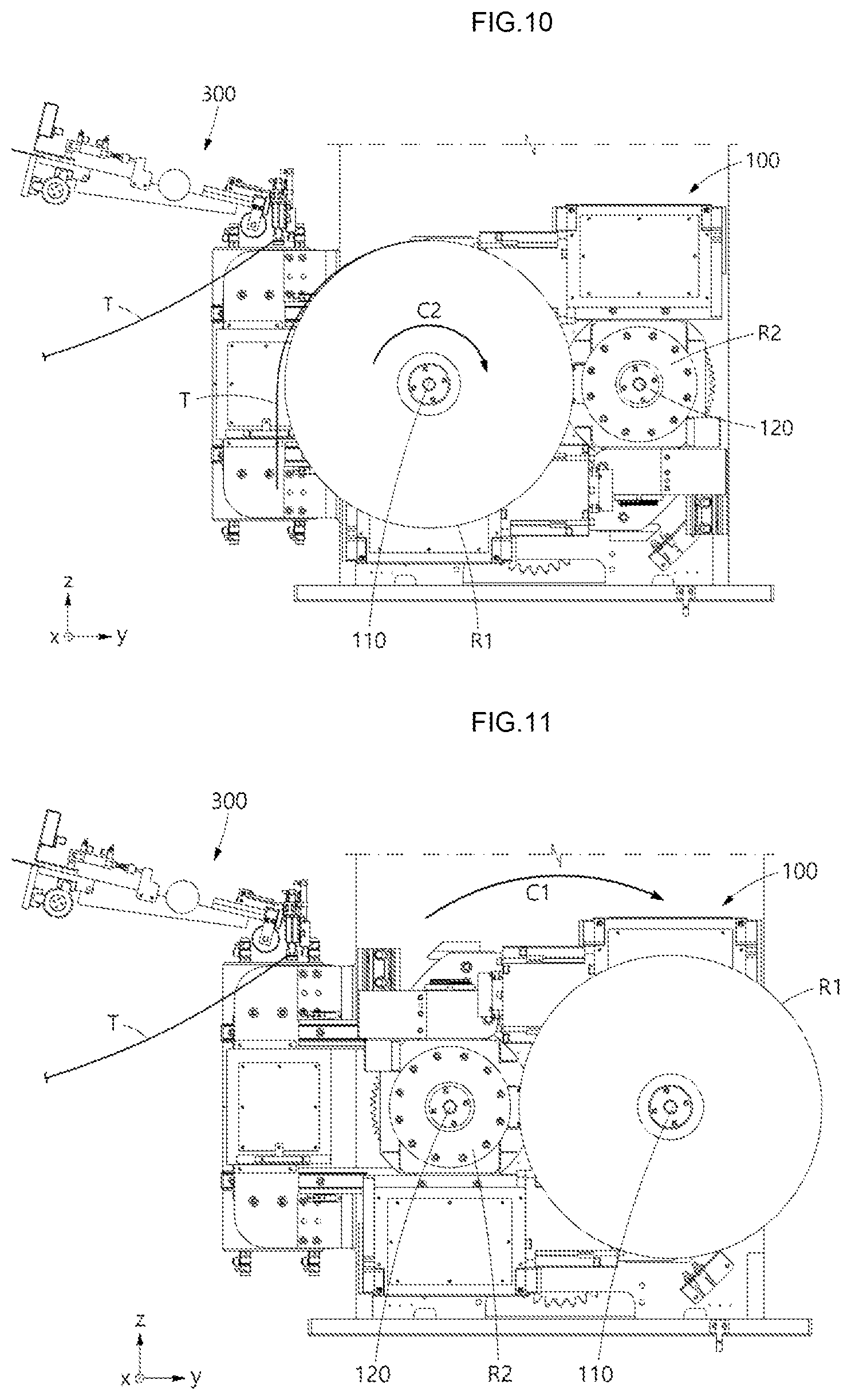 Patent US12325604 Figure 9 – Rewinding system