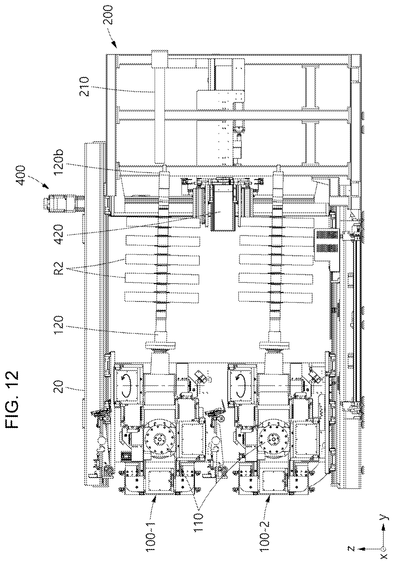 Patent US12325604 Figure 10 – Rewinding system