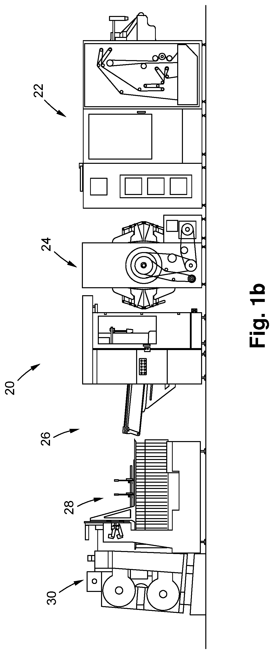 Patent US12325606 Figure 2 – Transfer module for a converting machine