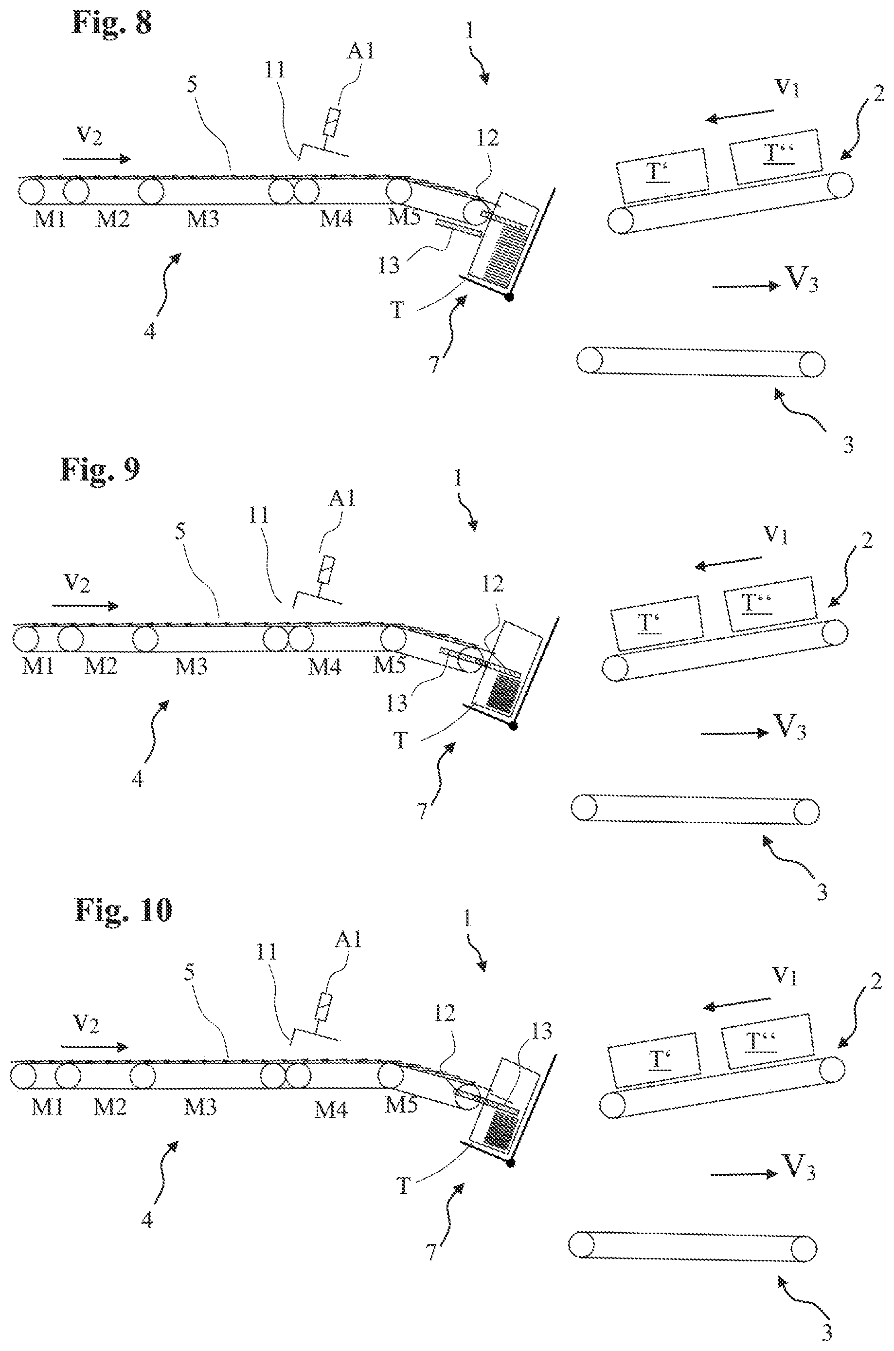 Patent US12325607 Figure 4 – Device and method for feeding flat objects into a transport container