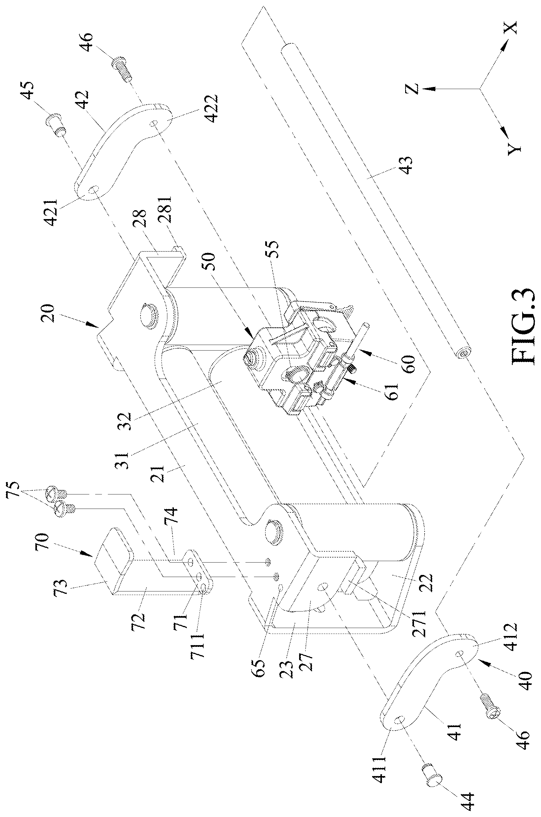 Patent US12325612 Figure 3 – Cable guiding assembly