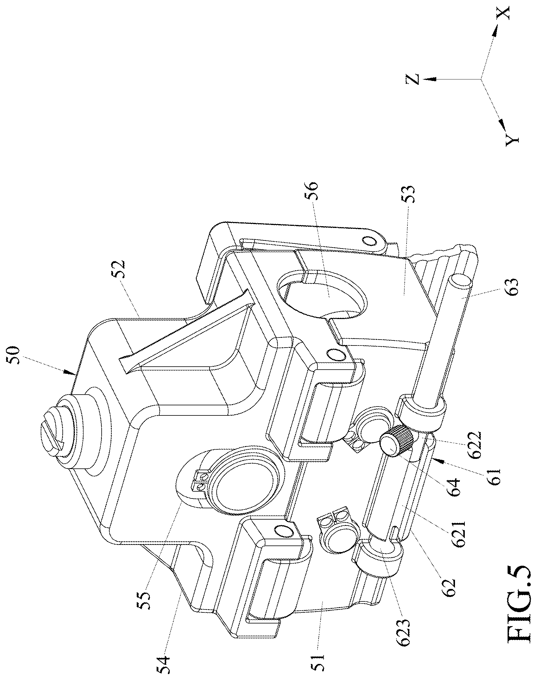 Patent US12325612 Figure 5 – Cable guiding assembly
