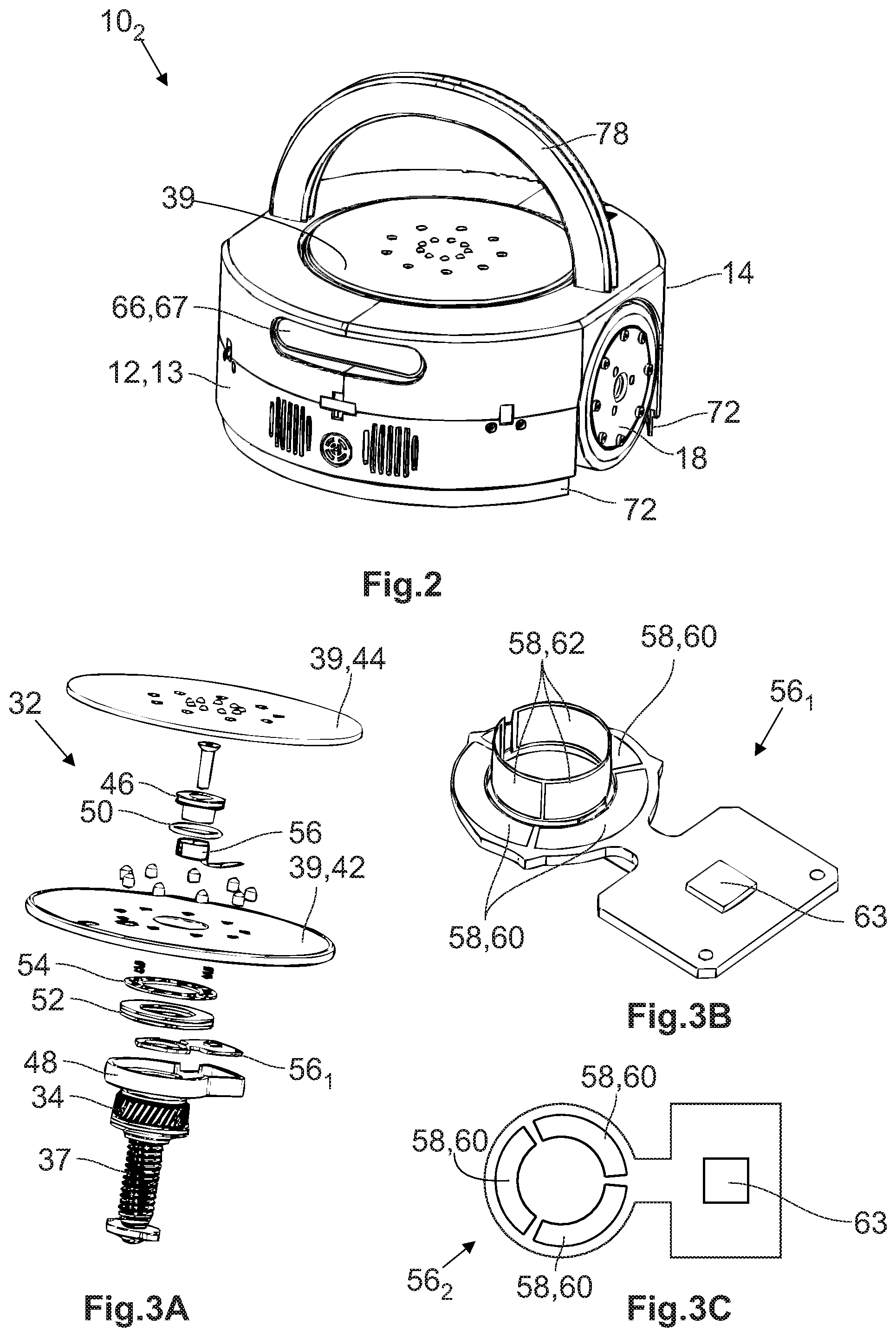 Patent US12325613 Figure 2 – Driverless transport device and driverless transport system for transporting objects, and method for operating a driverless transport device and a driverless transport system for transporting objects