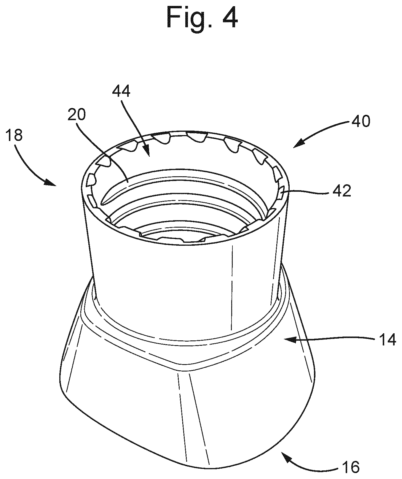 Patent US12325619 Figure 3 – Adapter