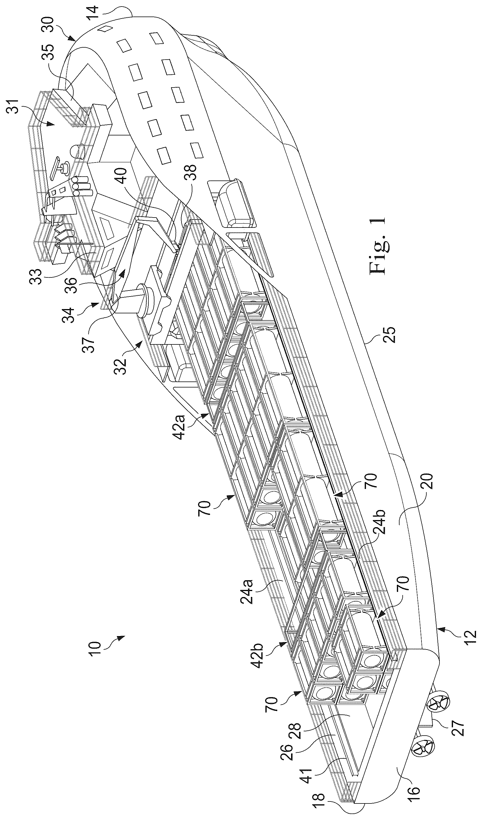 Patent US12325622 Figure 1 – Gas supply refueling facility