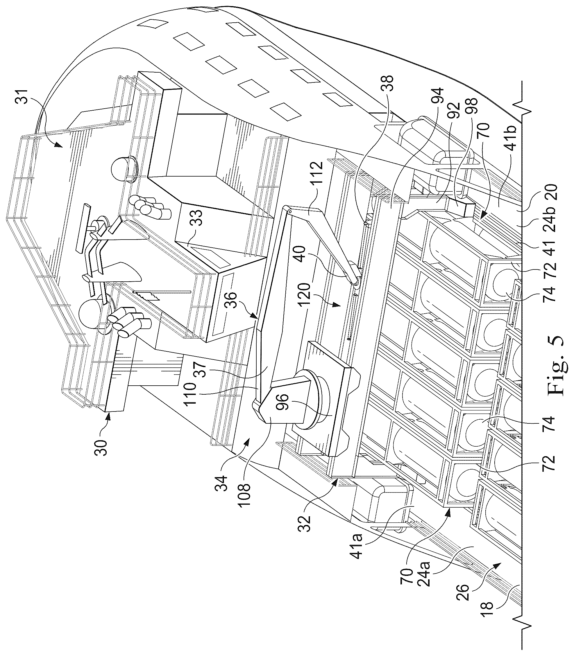 Patent US12325622 Figure 6 – Gas supply refueling facility