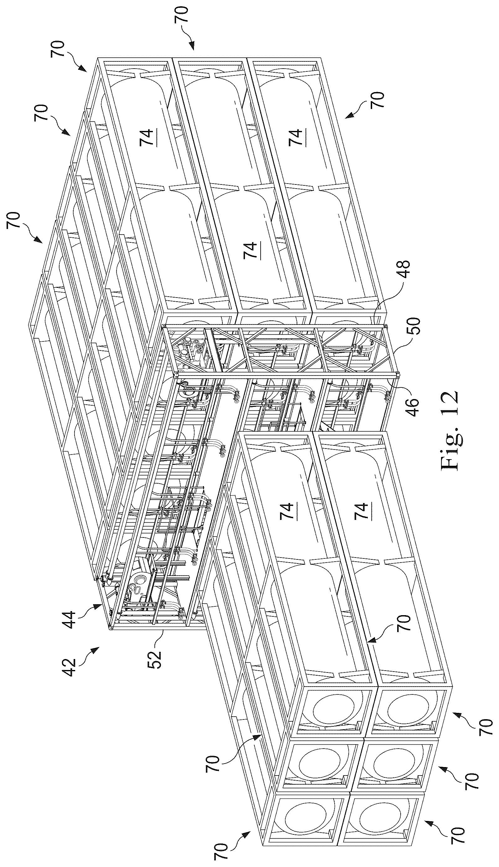Patent US12325622 Figure 13 – Gas supply refueling facility