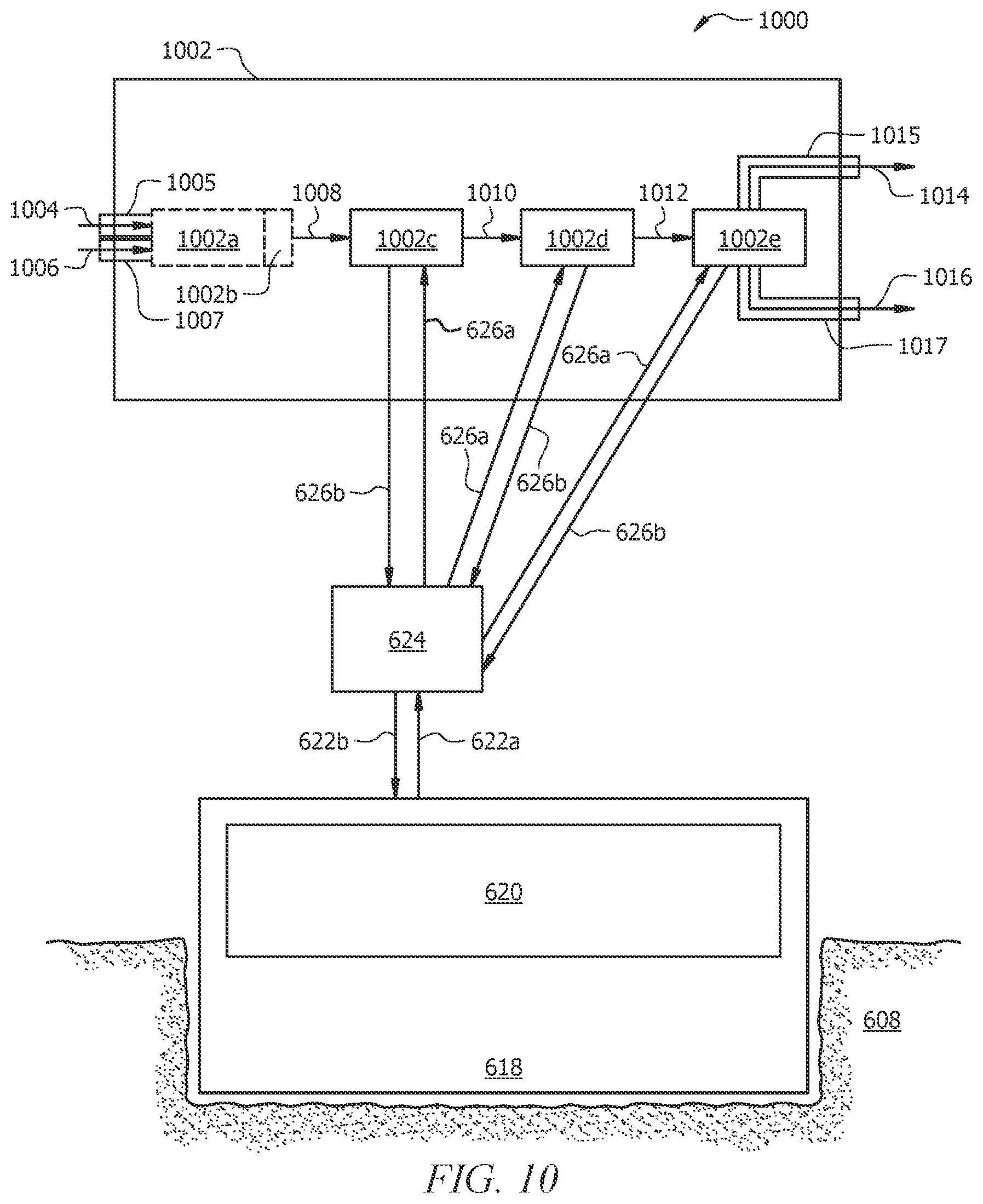 Patent US12325633 Figure 10 – Thermochemical reactions using geothermal energy