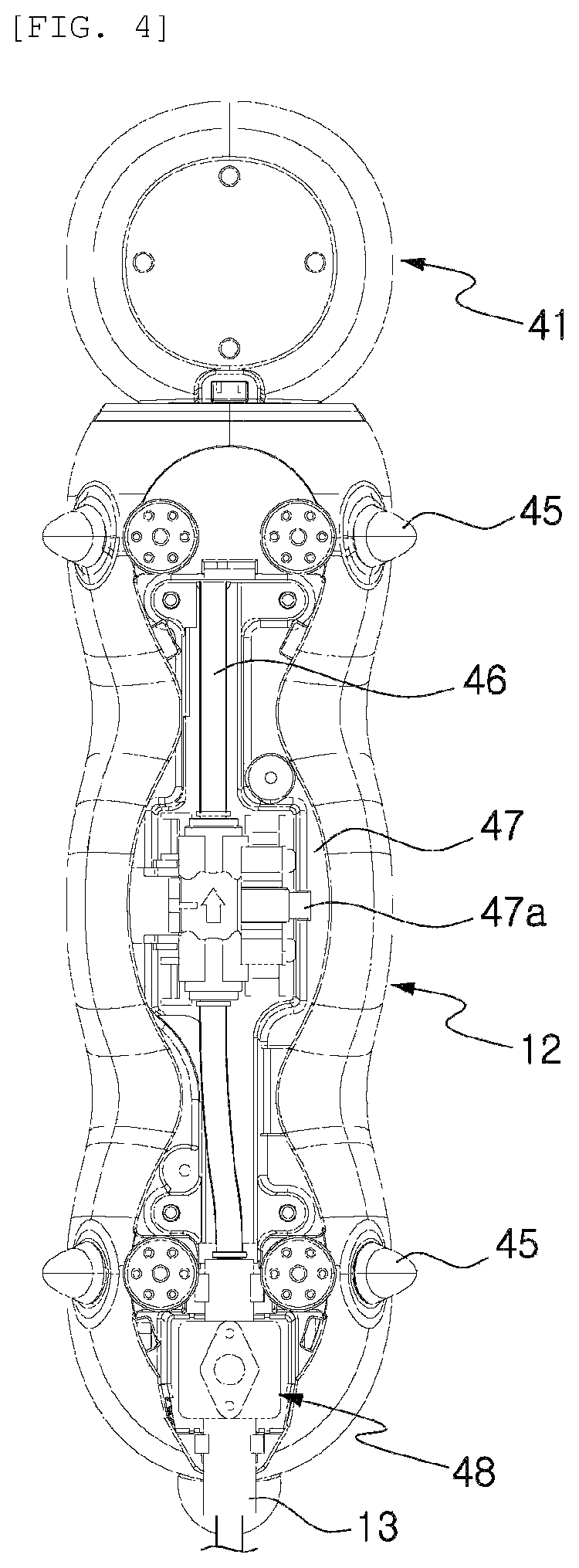 Patent US12325644 Figure 4 – Non-electric water purifier