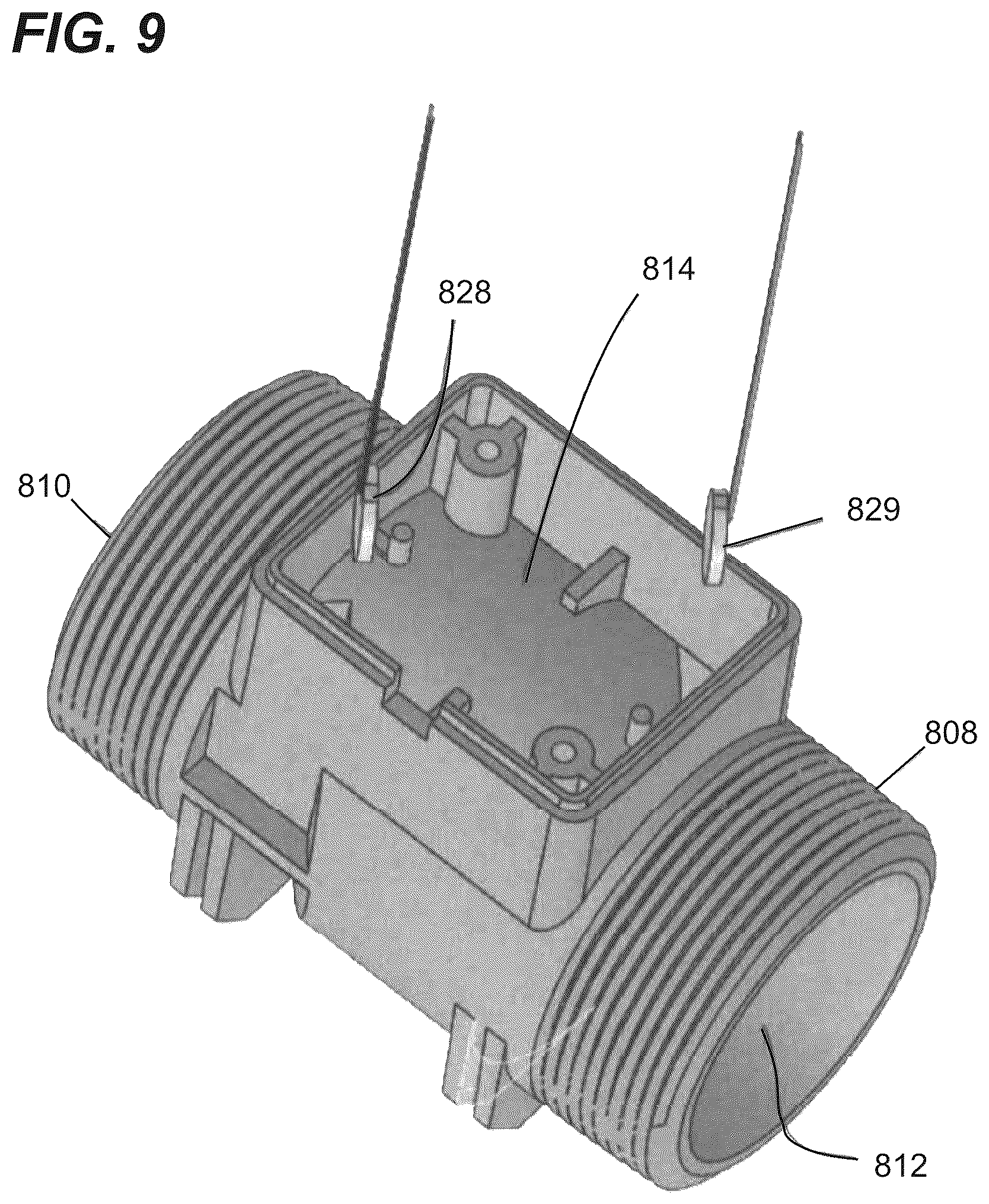 Patent US12325647 Figure 9 – Electrolytic biocide-generating unit with flow transition detection