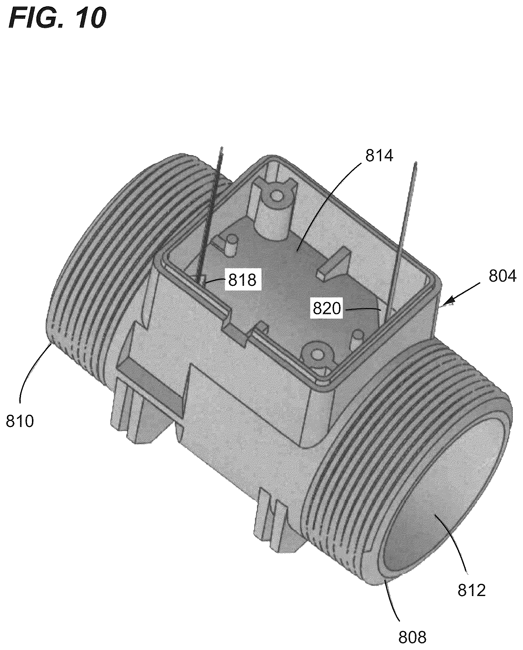 Patent US12325647 Figure 10 – Electrolytic biocide-generating unit with flow transition detection