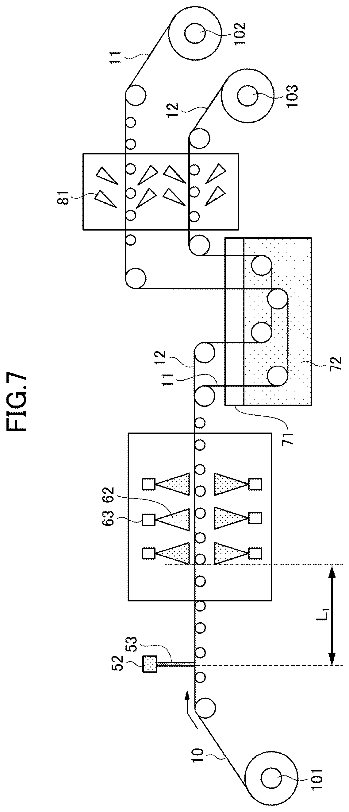 Patent US12325656 Figure 8 – Method of manufacturing glass film
