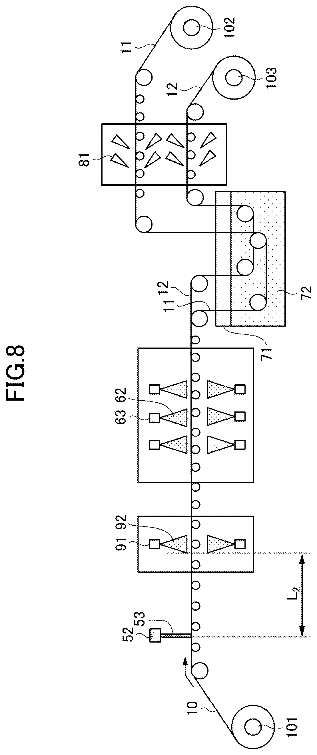 Patent US12325656 Figure 9 – Method of manufacturing glass film