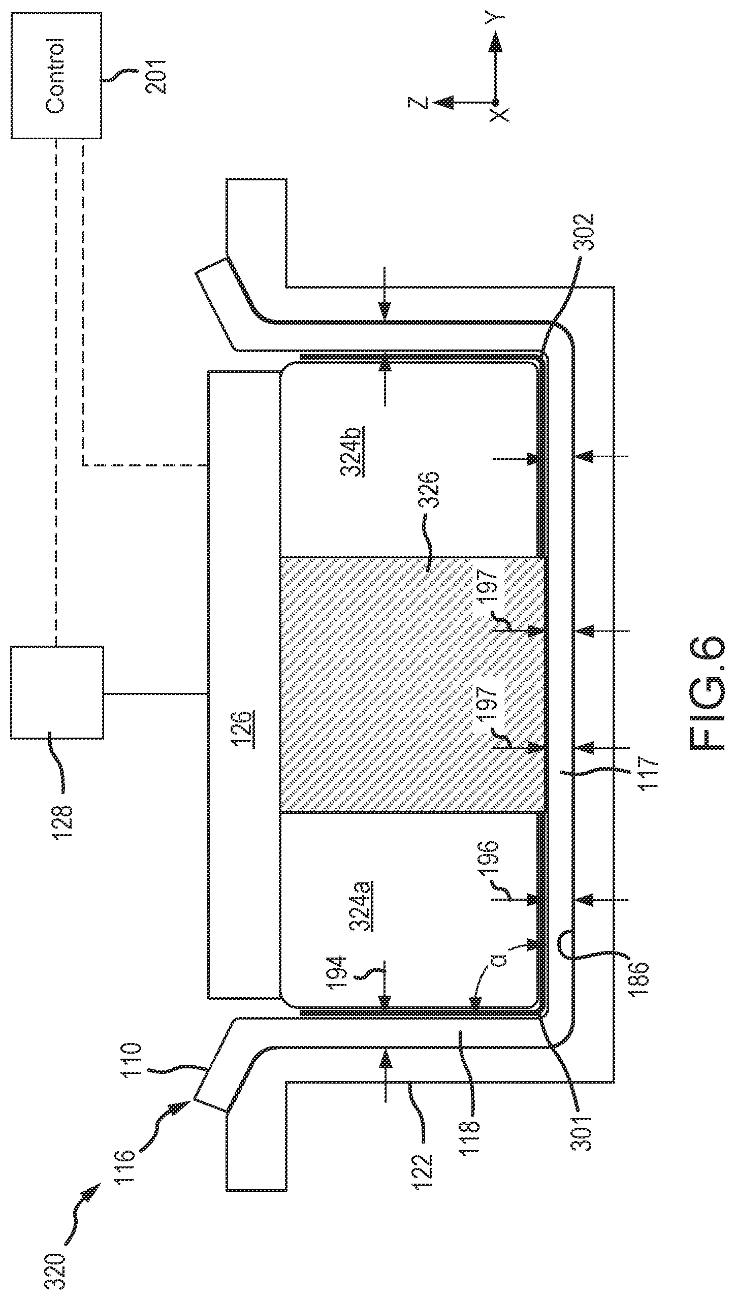 Patent US12325668 Figure 7 – Expandable male die bladder for match die shape-forming systems and methods