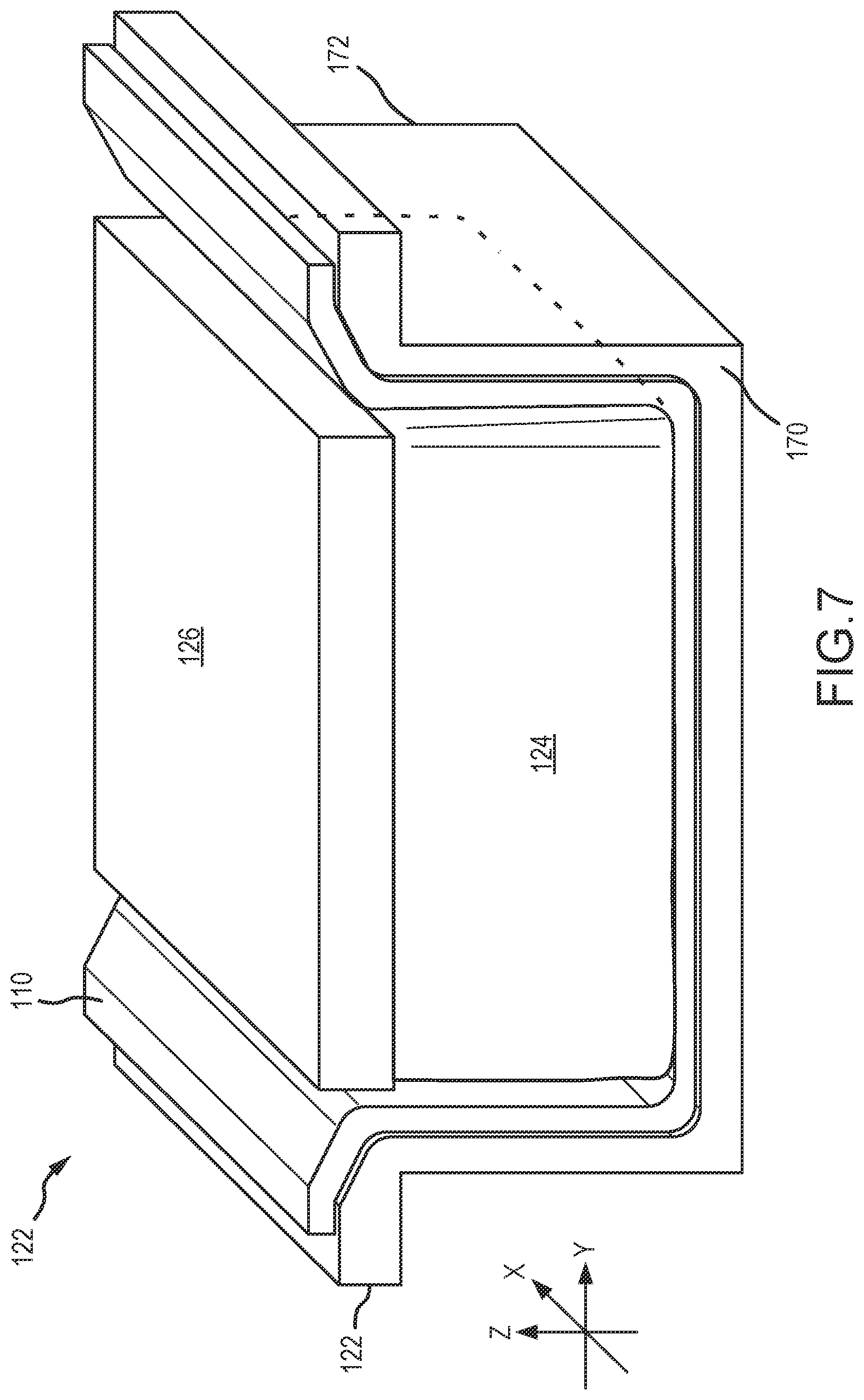 Patent US12325668 Figure 8 – Expandable male die bladder for match die shape-forming systems and methods