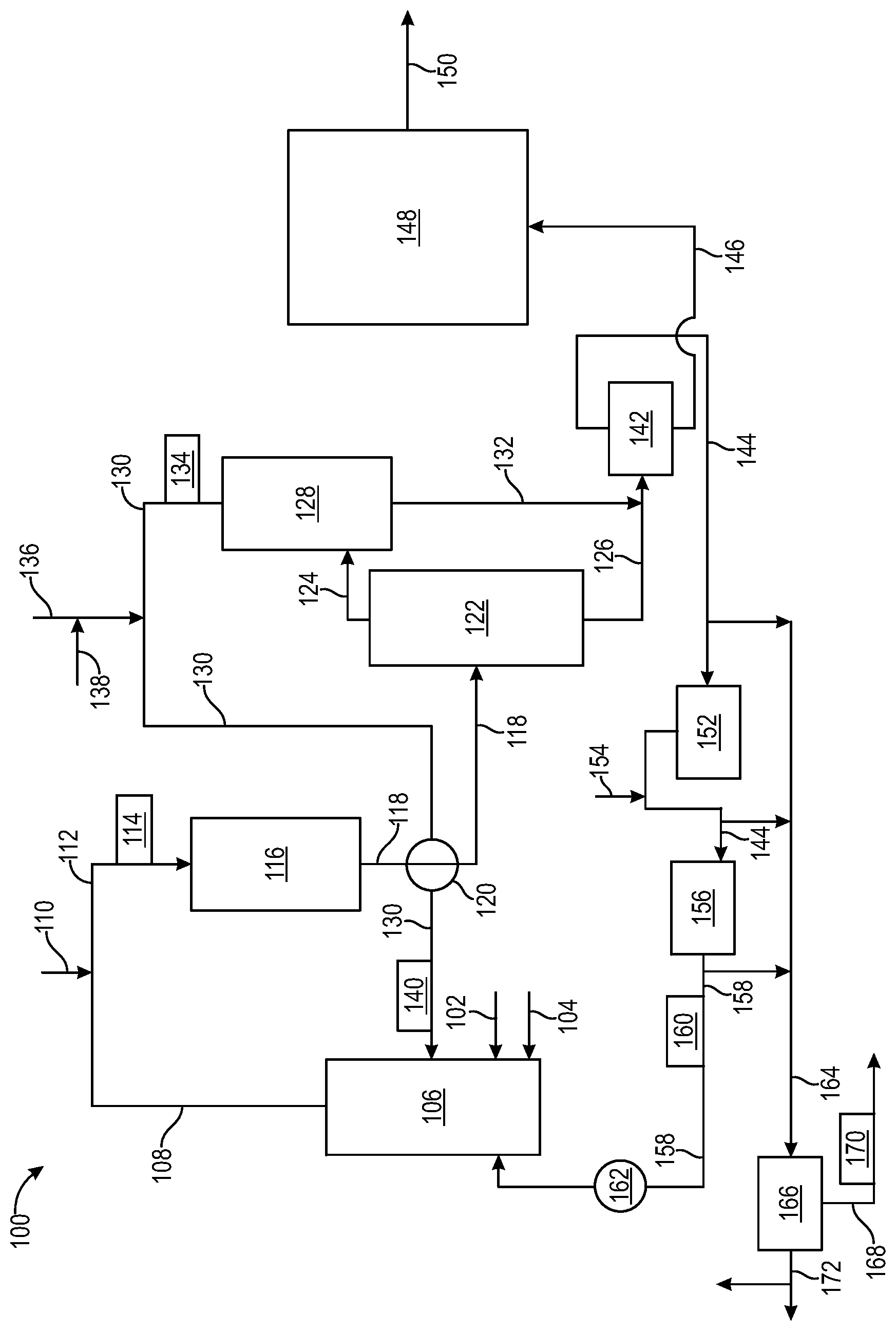 Patent US12325686 Figure 1 – Methods and systems of monitoring flammability of various streams during vinyl acetate production