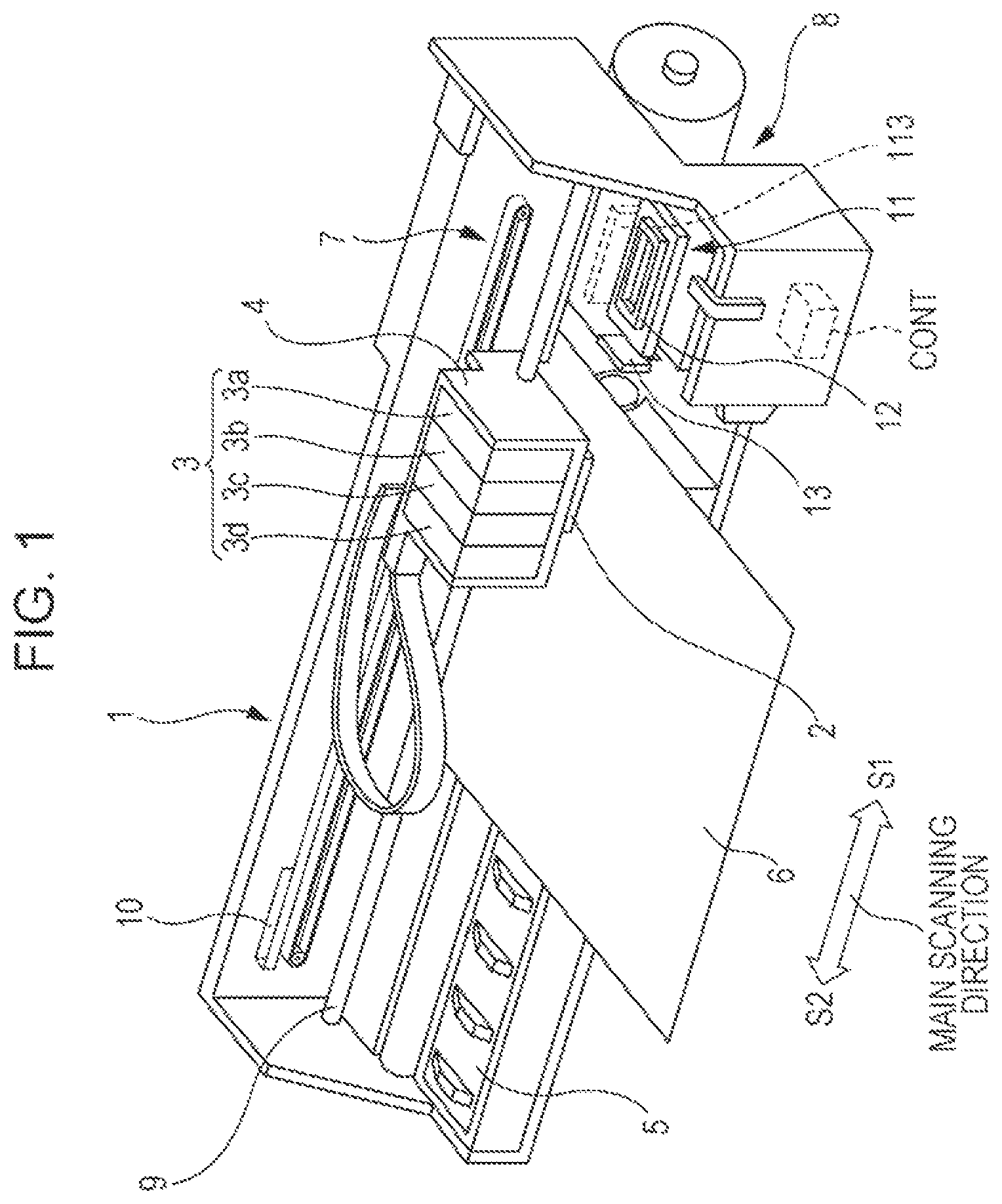 Patent US12325801 Figure 1 – Ink jet ink set, ink jet recording method, and ink jet recording apparatus