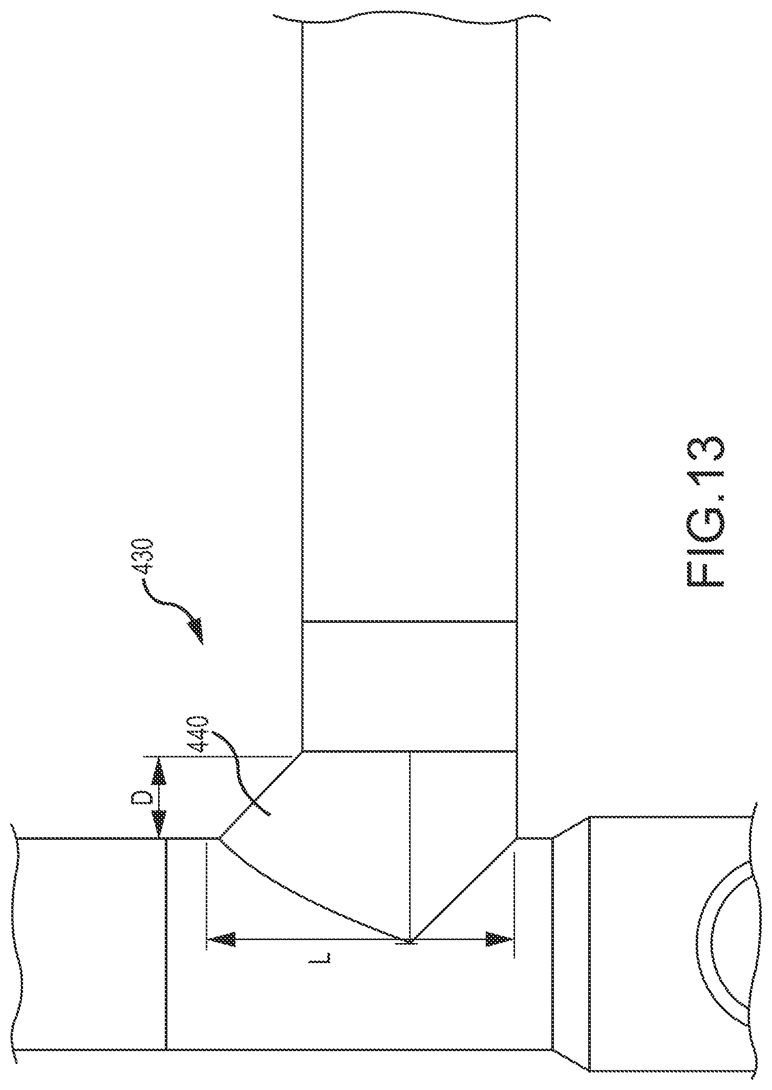 Patent US12325828 Figure 13 – Exhaust flow modifier, duct intersection incorporating the same, and methods therefor