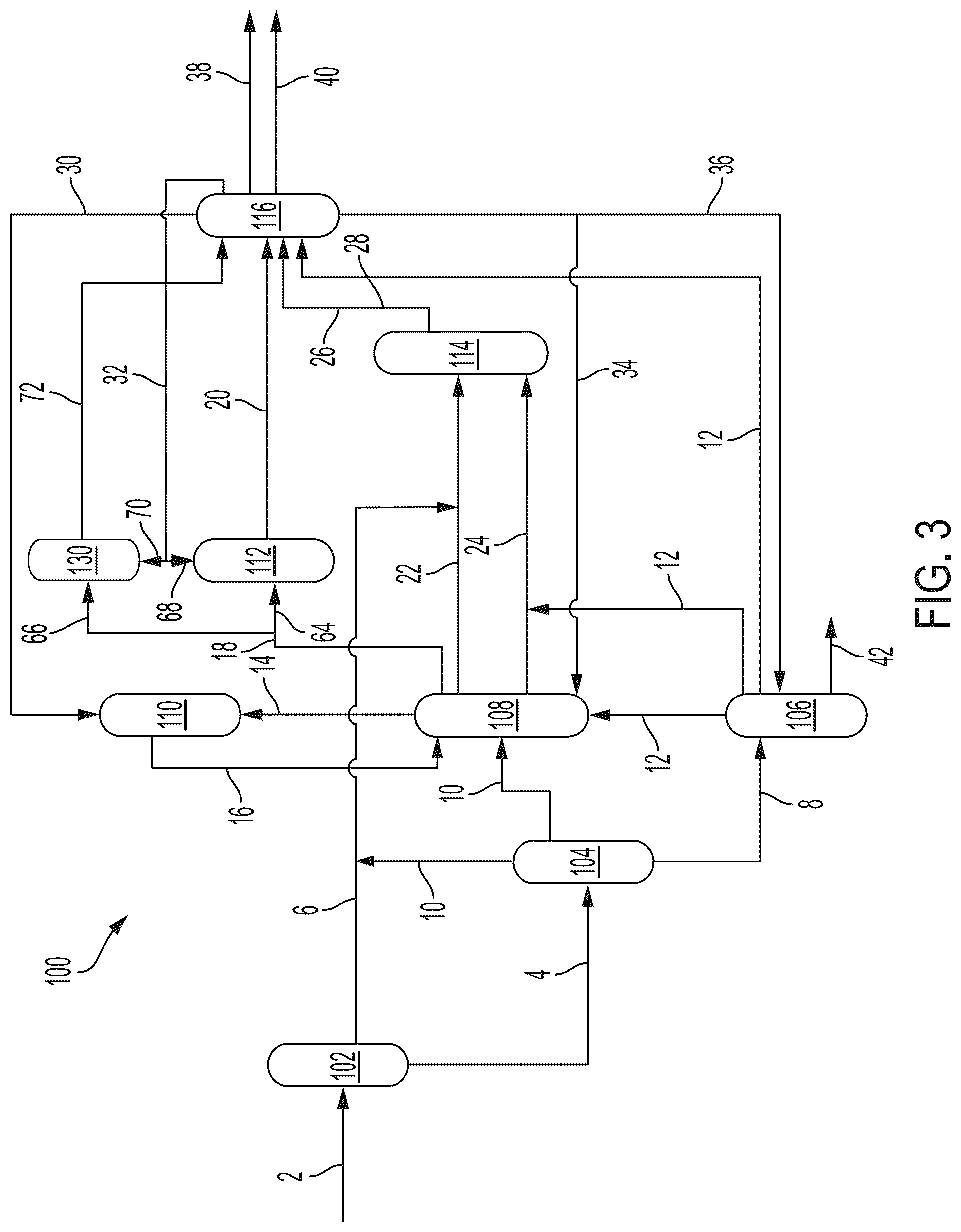 Patent US12325834 Figure 3 – Methods for processing a hydrocarbon oil feed stream utilizing a delayed coker and steam enhanced catalytic cracker