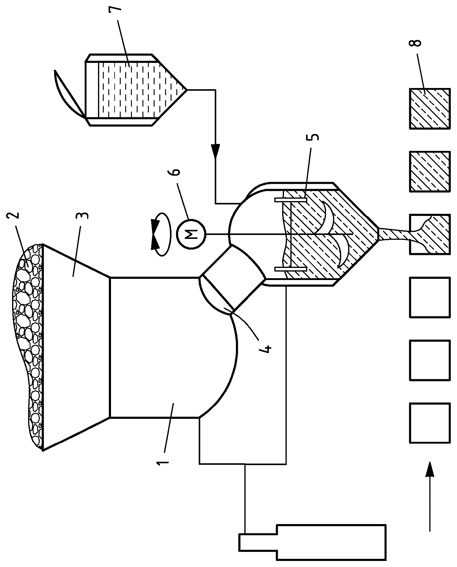 Patent US12325835 Figure 1 – Storage-stable spent potlining material, method for the production thereof, and use of the same as fuel