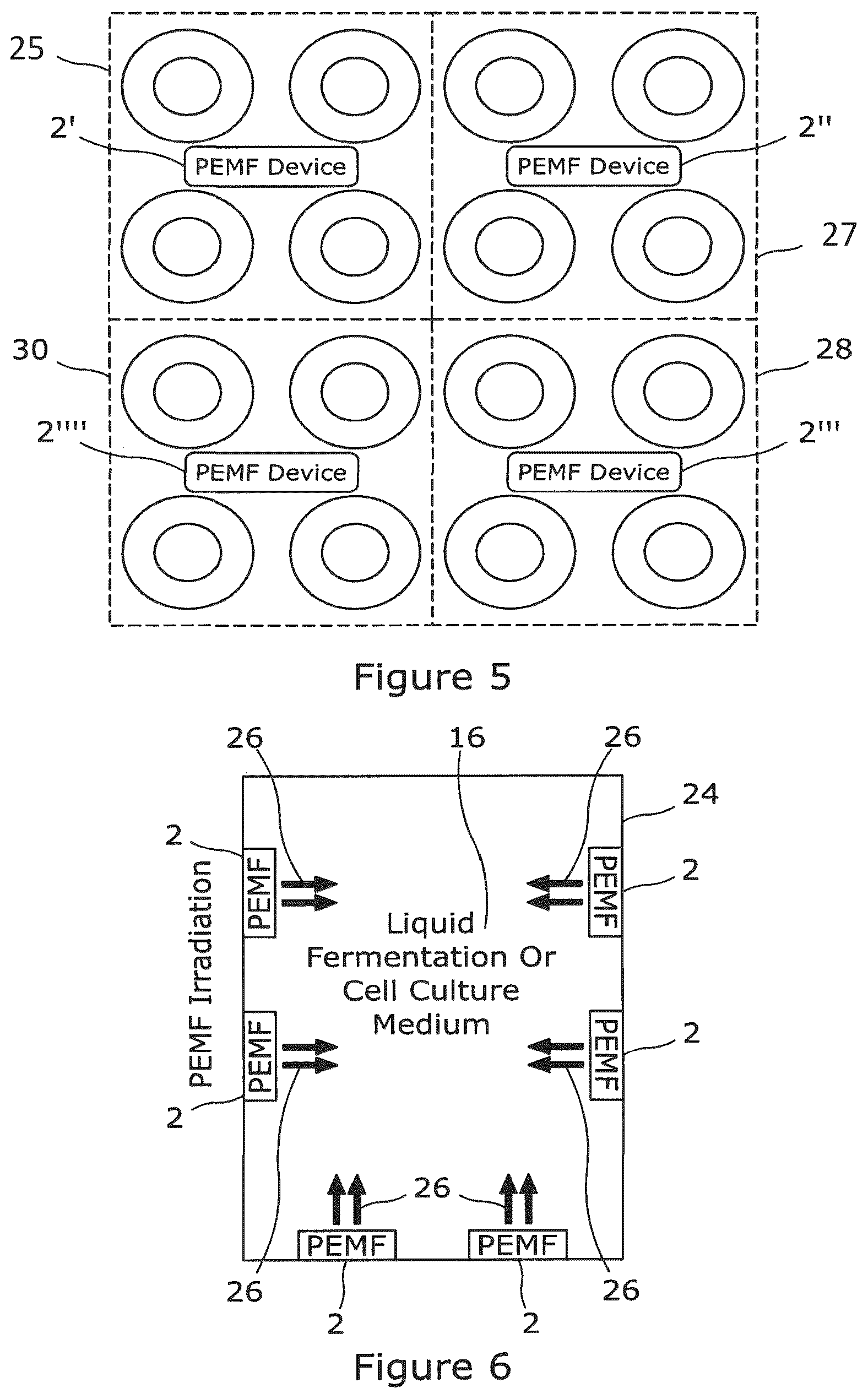 Patent US12325849 Figure 3 – Apparatus and a method for the use of pulsed electromagnetic field to change the condition of a product and/or the generation of said product