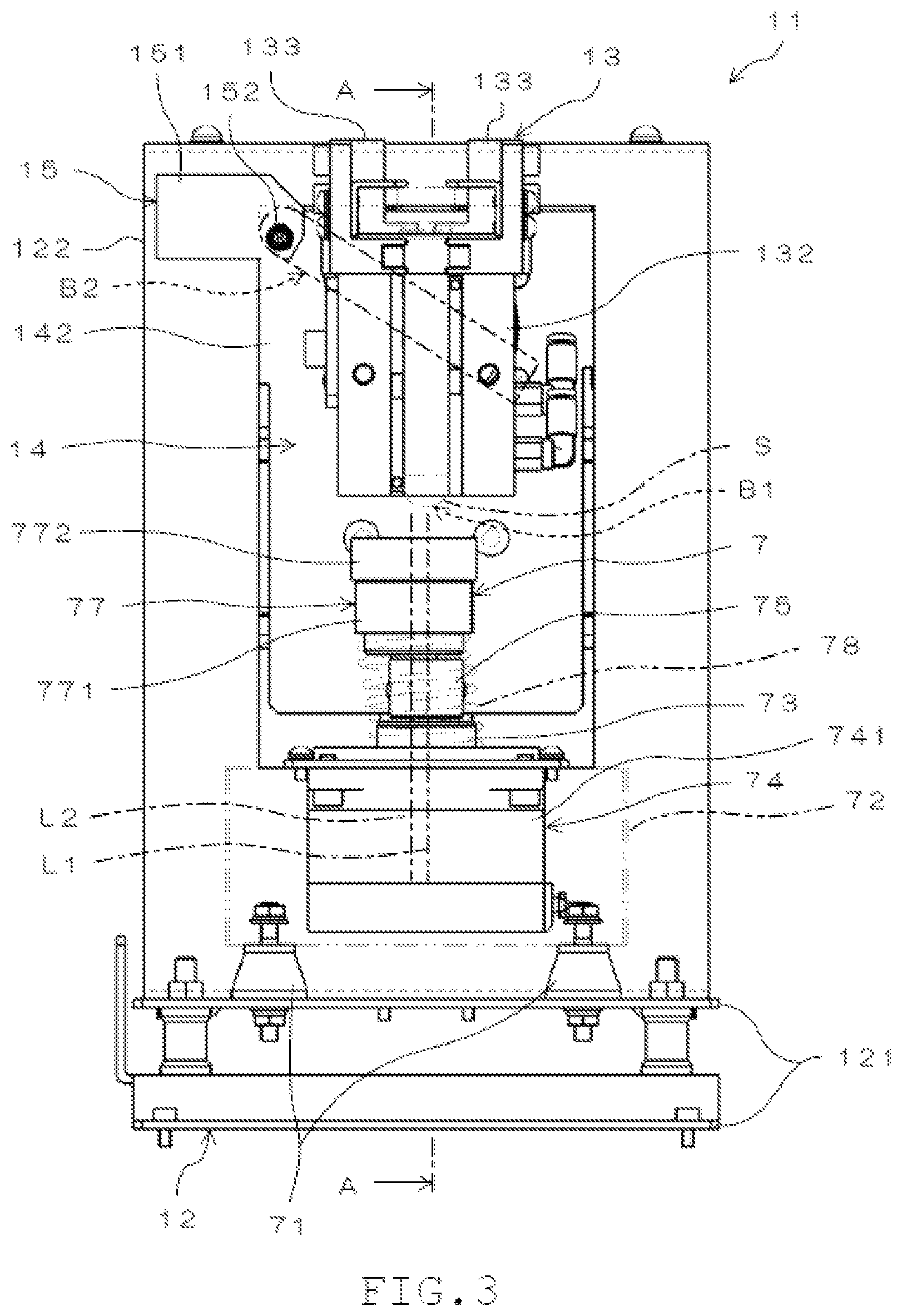 Patent US12325851 Figure 3 – Stirring device and preprocessing device