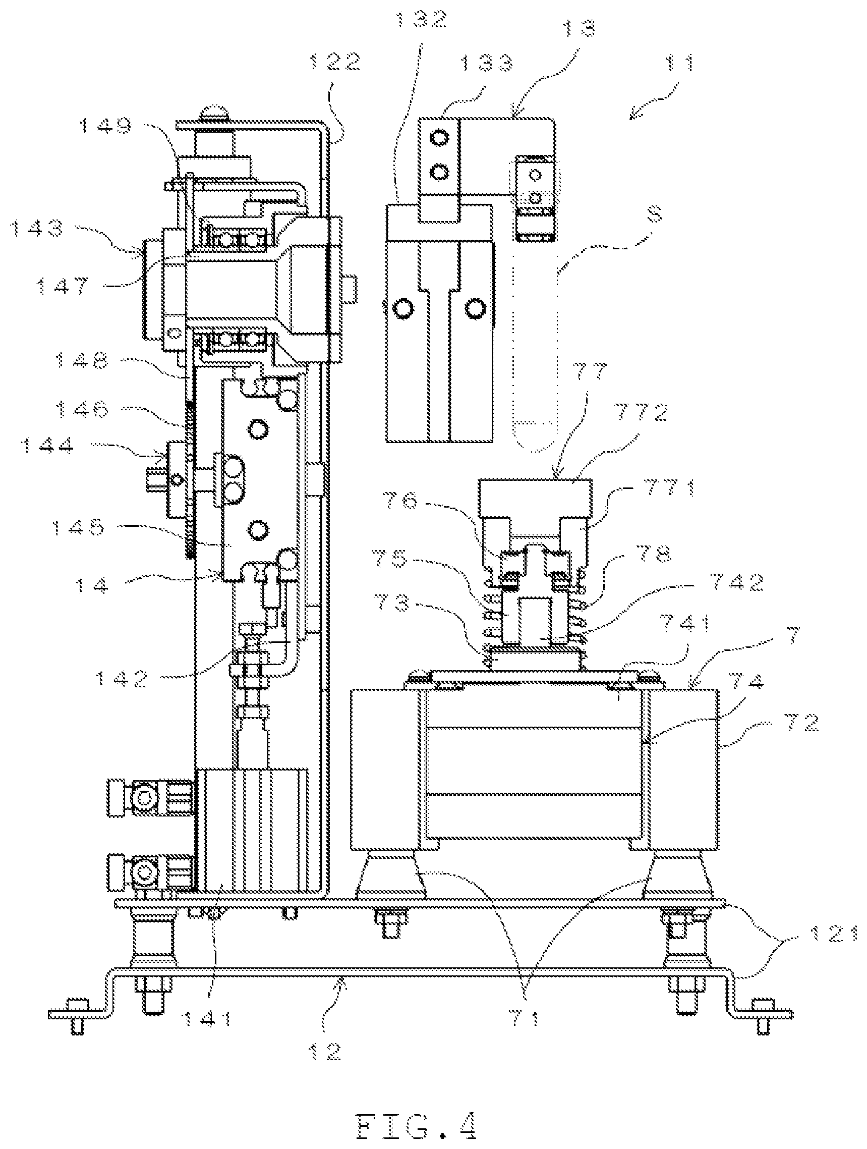 Patent US12325851 Figure 4 – Stirring device and preprocessing device