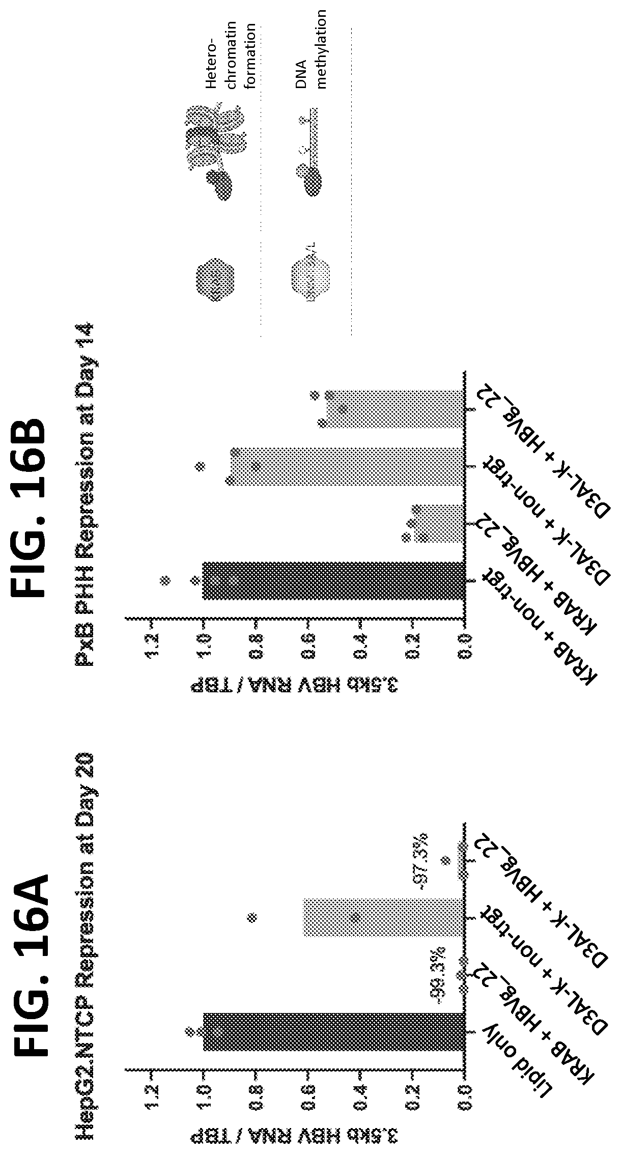 Patent US12325858 Figure 18 – Compositions, systems, and methods for regulation of Hepatitis B virus through targeted gene repression