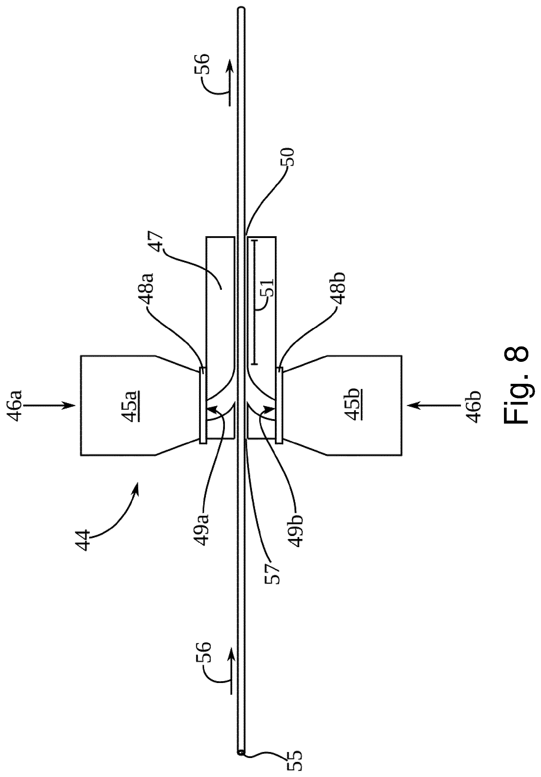Patent US12325918 Figure 7 – Shield for atmospheric pressure plasma jet coating deposition on a substrate