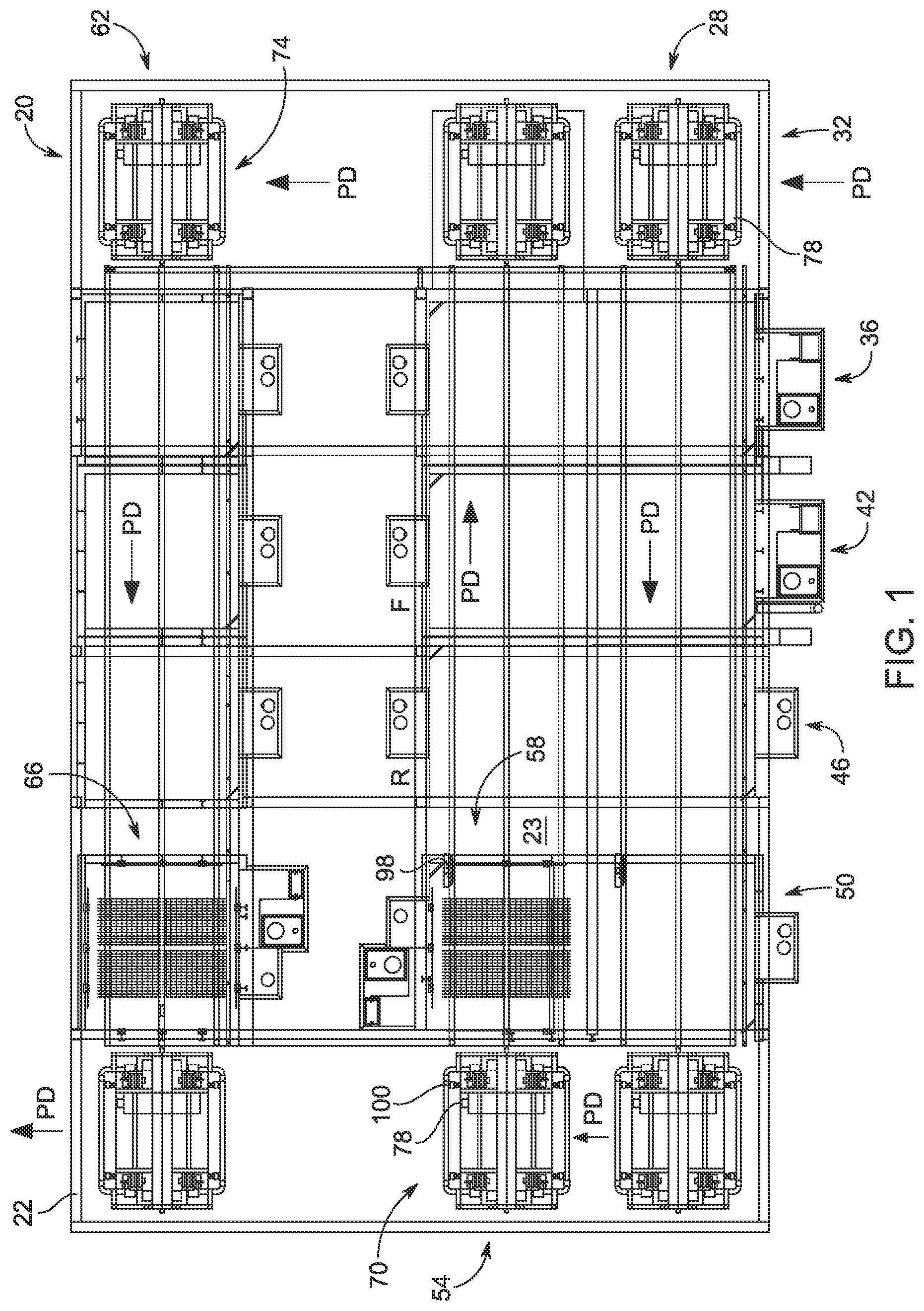 Patent US12325925 Figure 1 – Finishing system