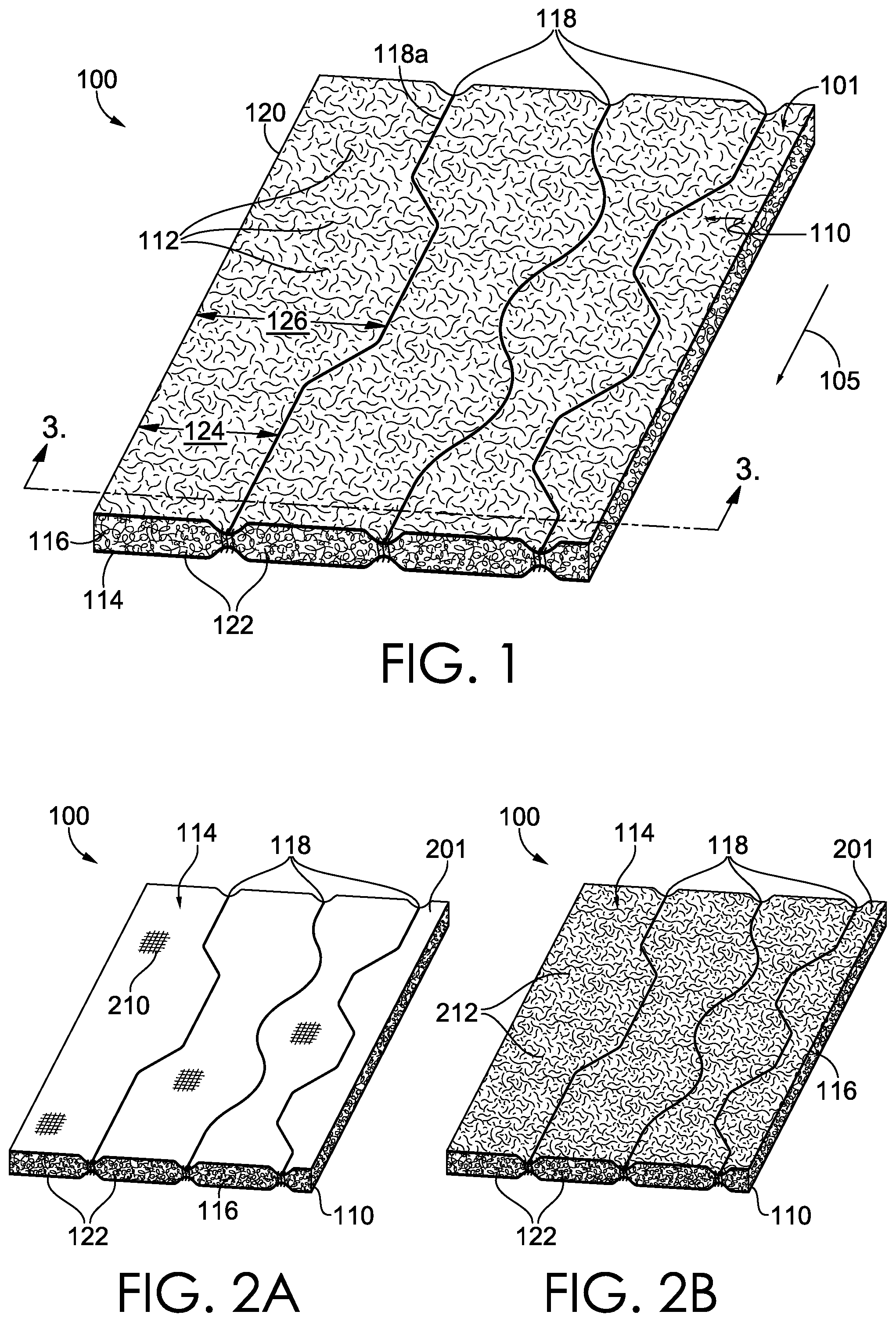 Patent US12325938 — Nonwoven entanglement system and methods of manufacture — Figure 1