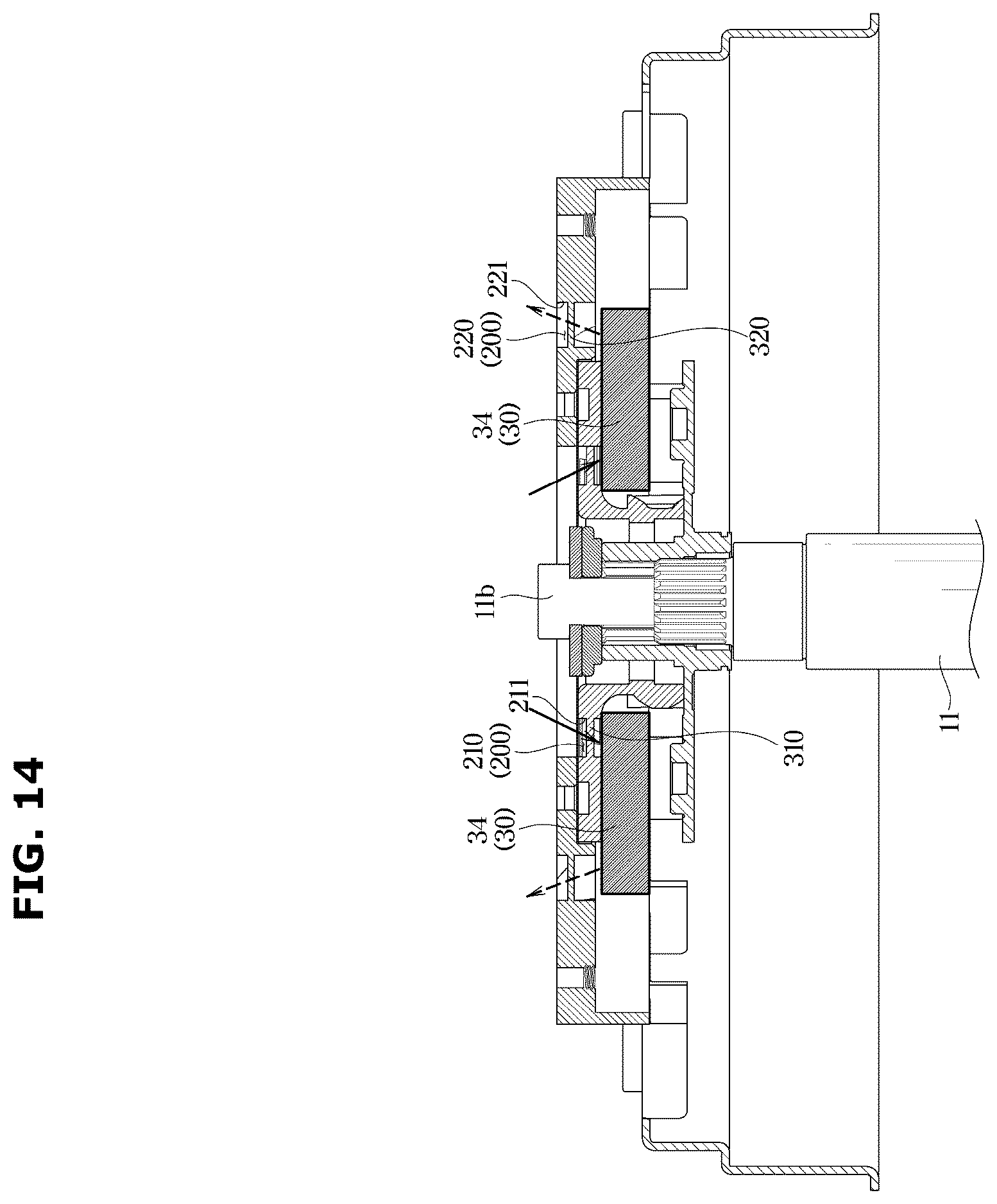 Patent US12325946 Figure 14 – Washing machine