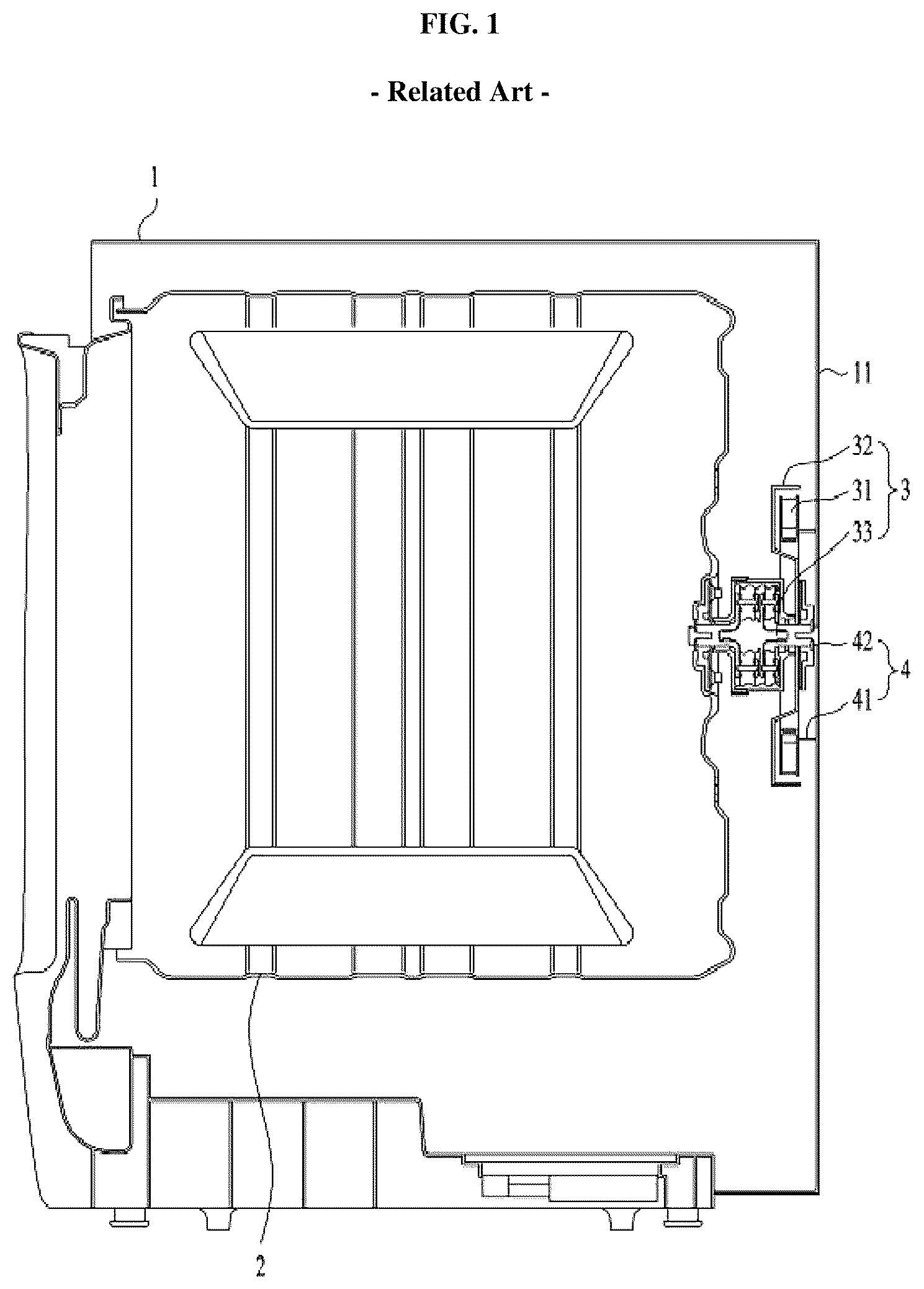 Patent US12325949 Figure 1 – Laundry treating apparatus