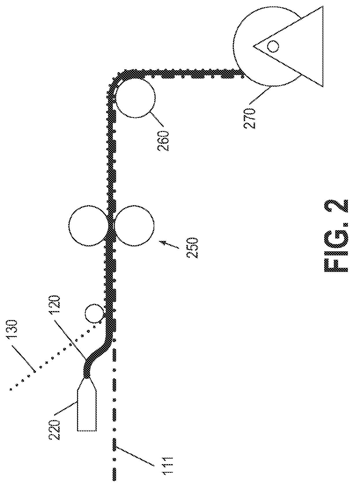 Patent US12325954 Figure 2 – Low weight modular carpet components and methods of making the same
