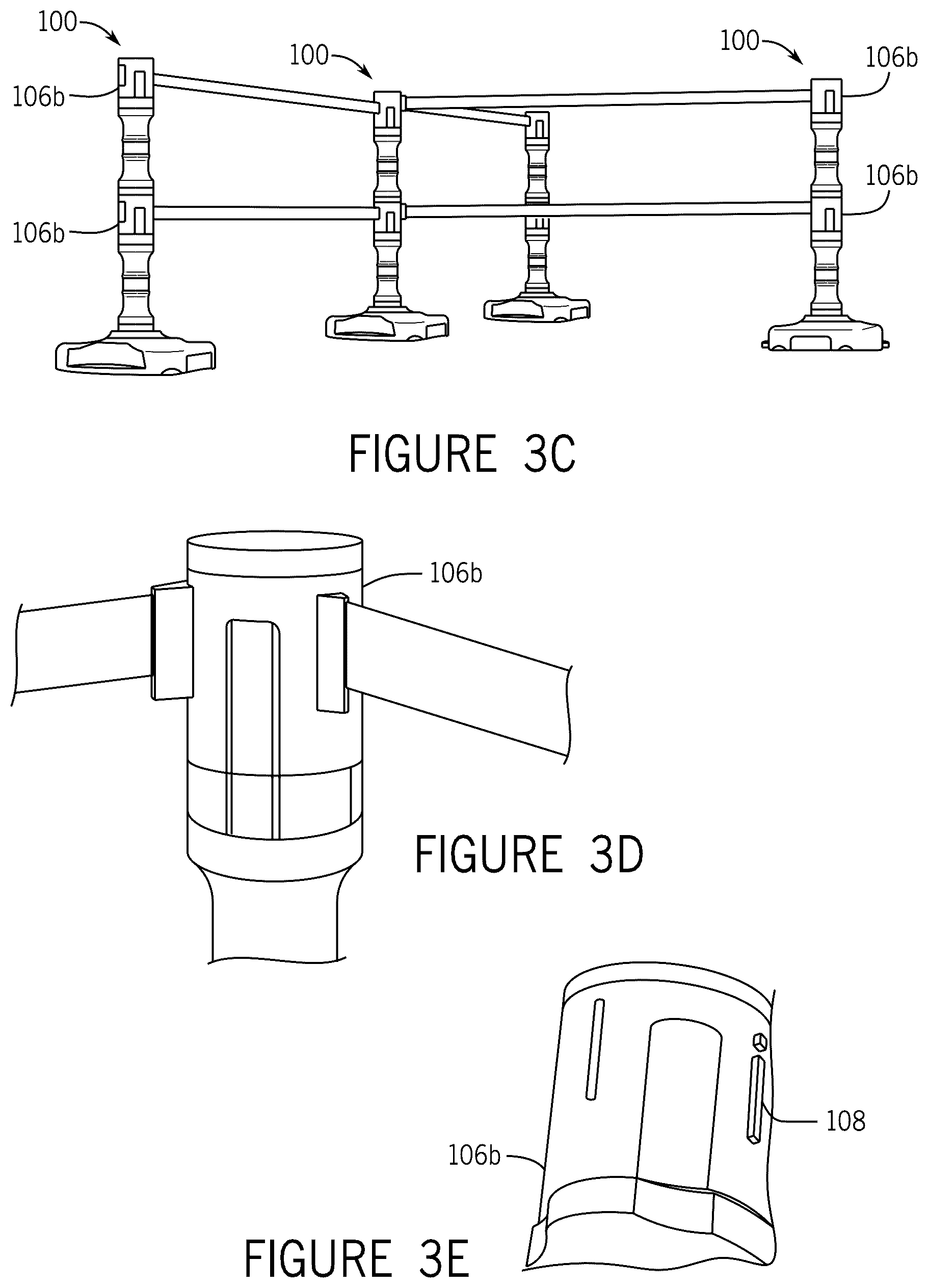 Patent US12325964 Figure 5 – Modular post