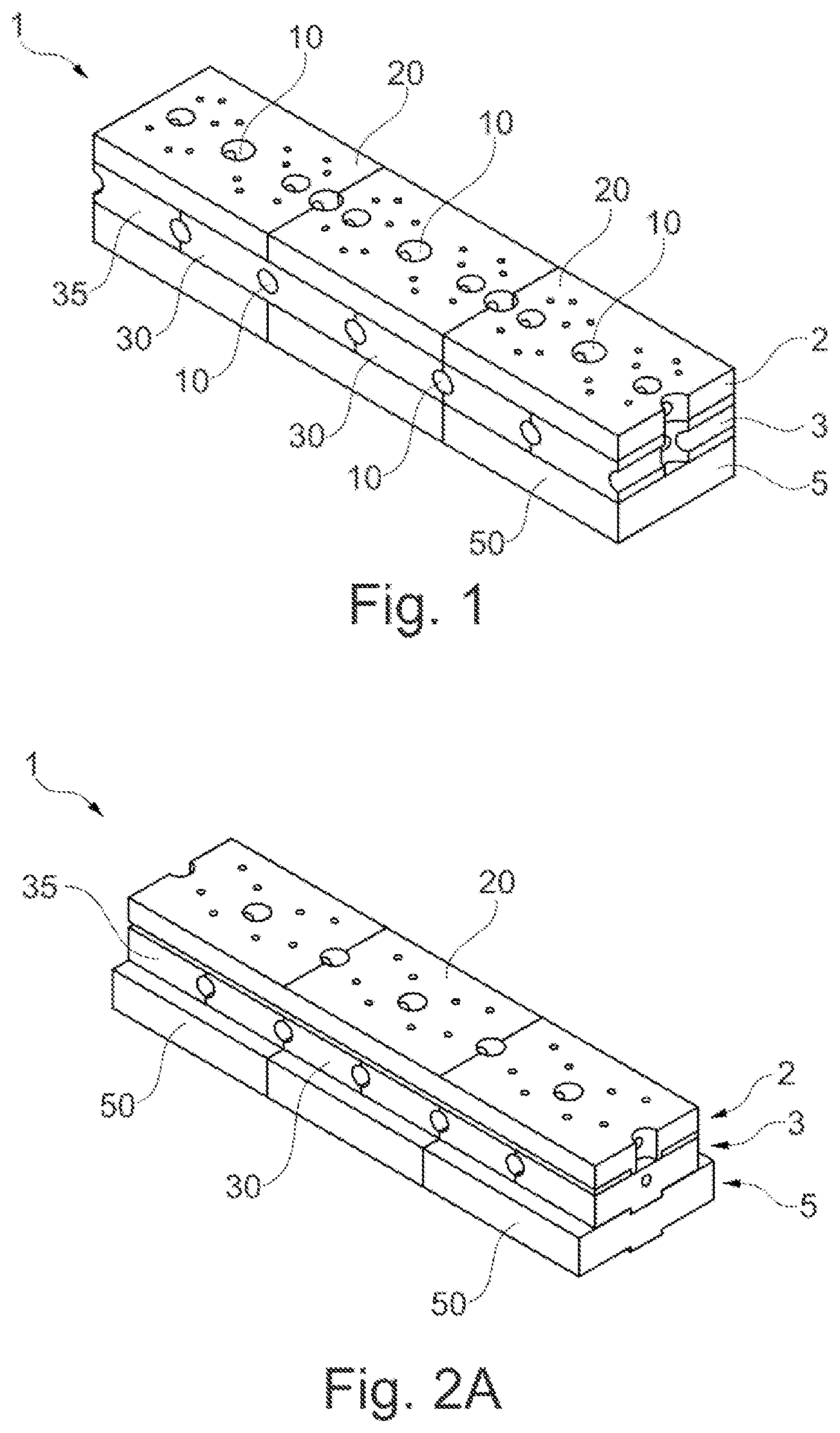 Patent US12325969 Figure 1 – Modular concrete foundation