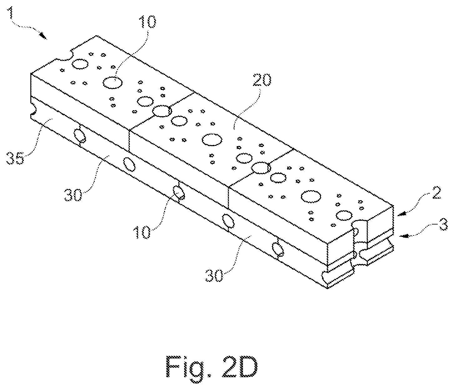 Patent US12325969 Figure 3 – Modular concrete foundation