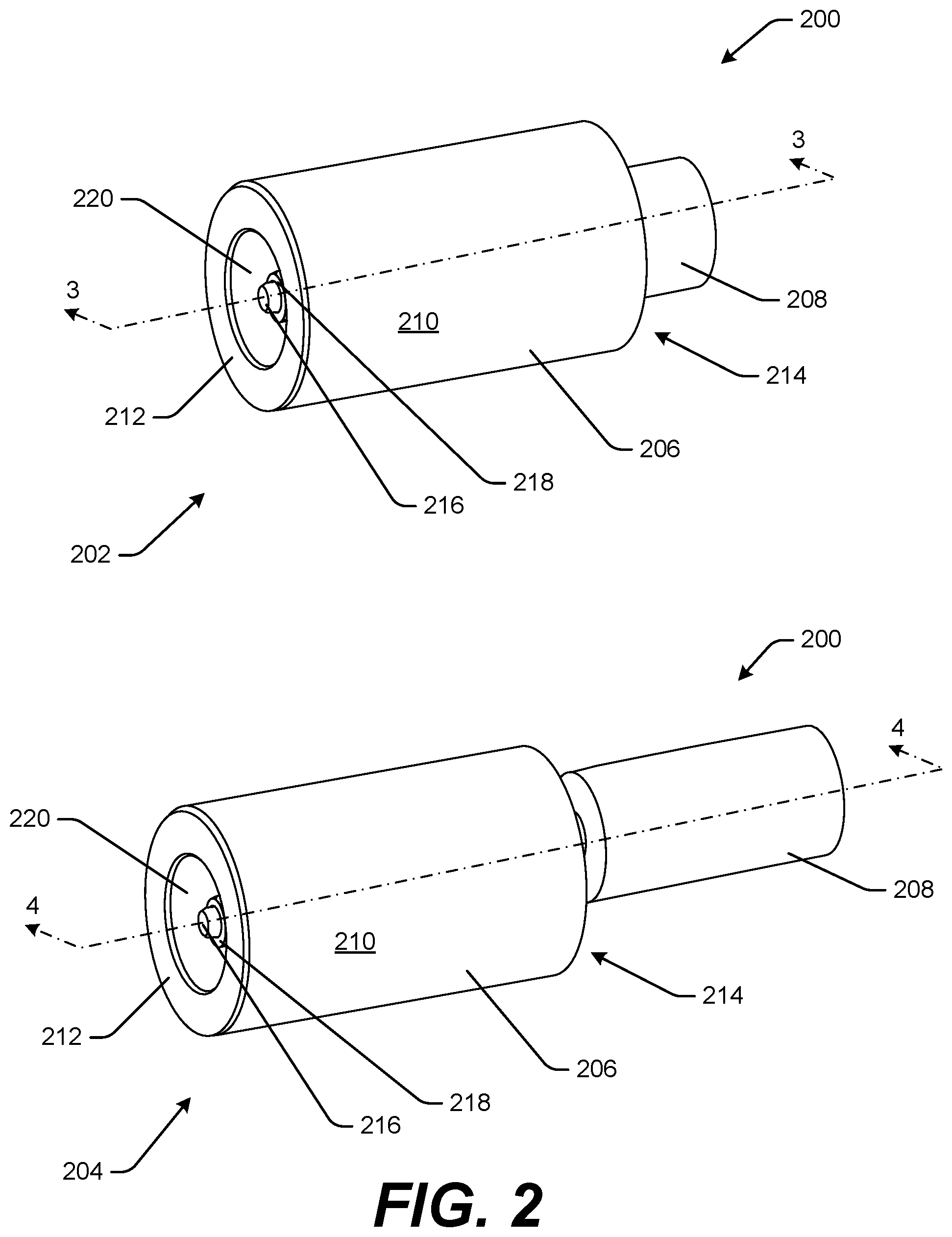 Patent US12325972 Figure 2 – Control system for actuated pins