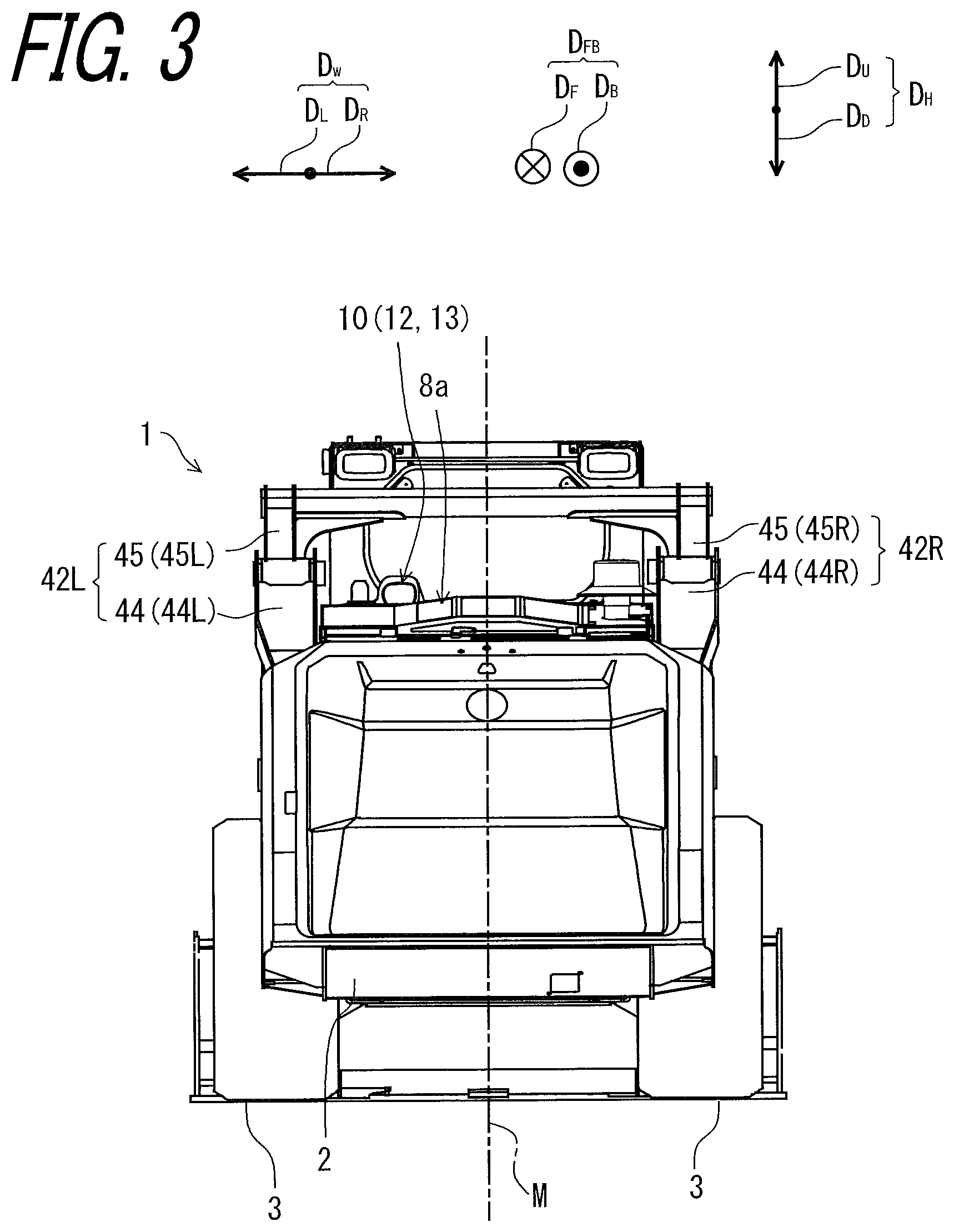 Patent US12325973 Figure 3 – Work vehicle