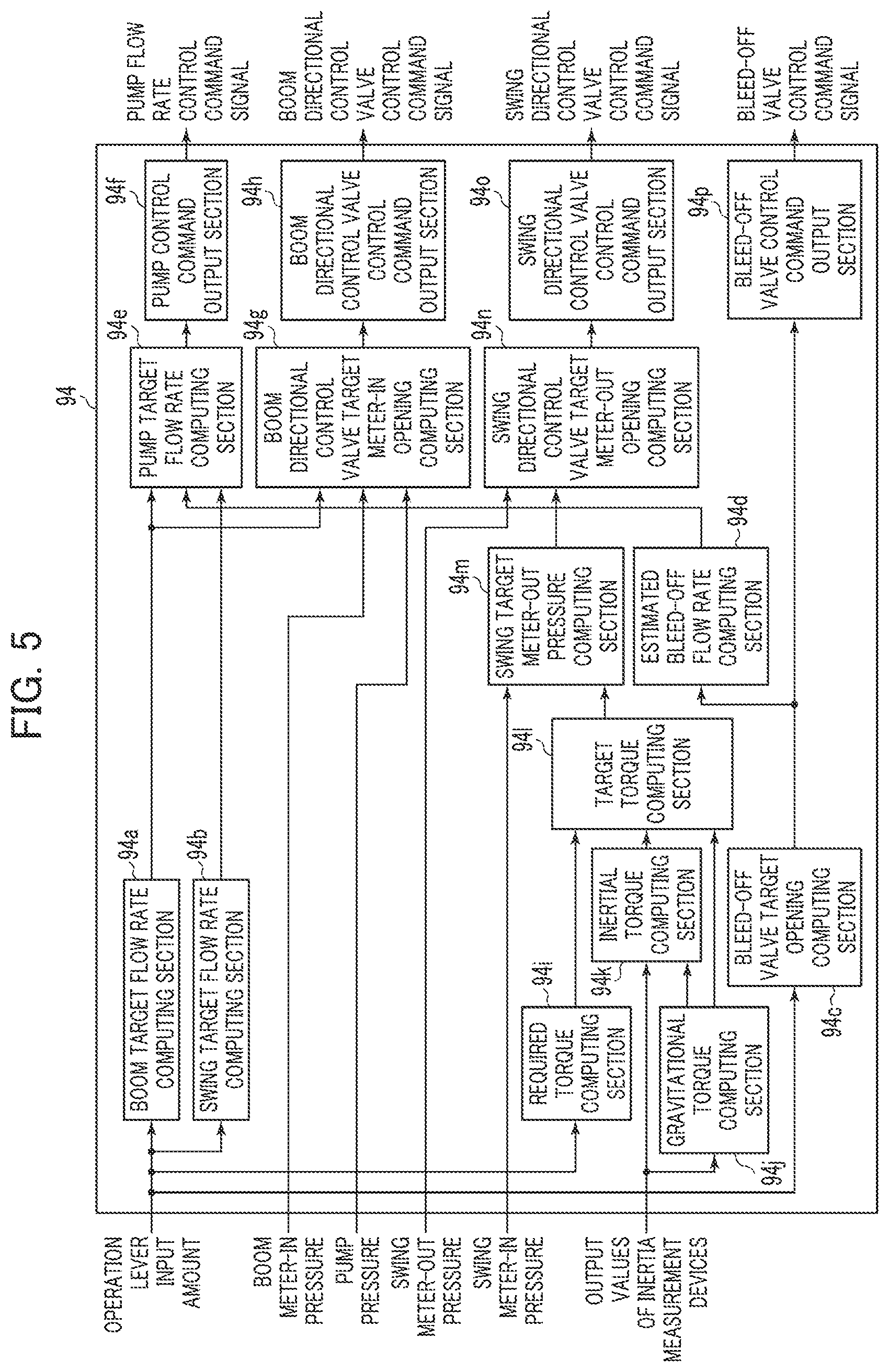 Patent US12325978 Figure 6 – Work machine
