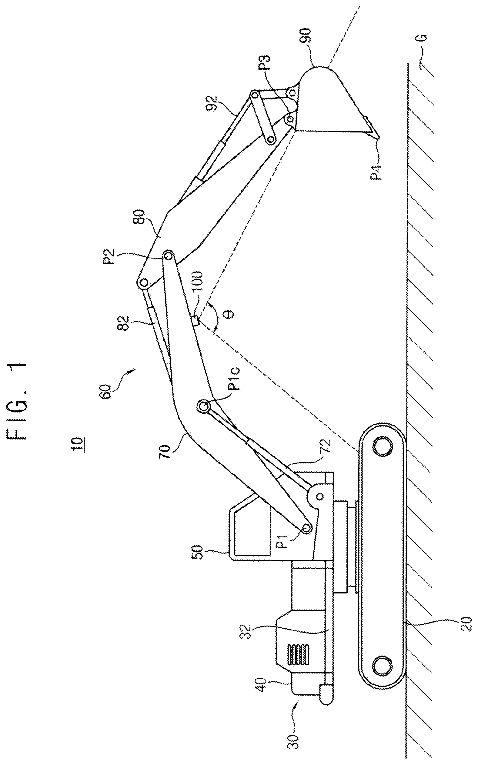 Patent US12325981 Figure 1 – System and method of controlling construction machinery